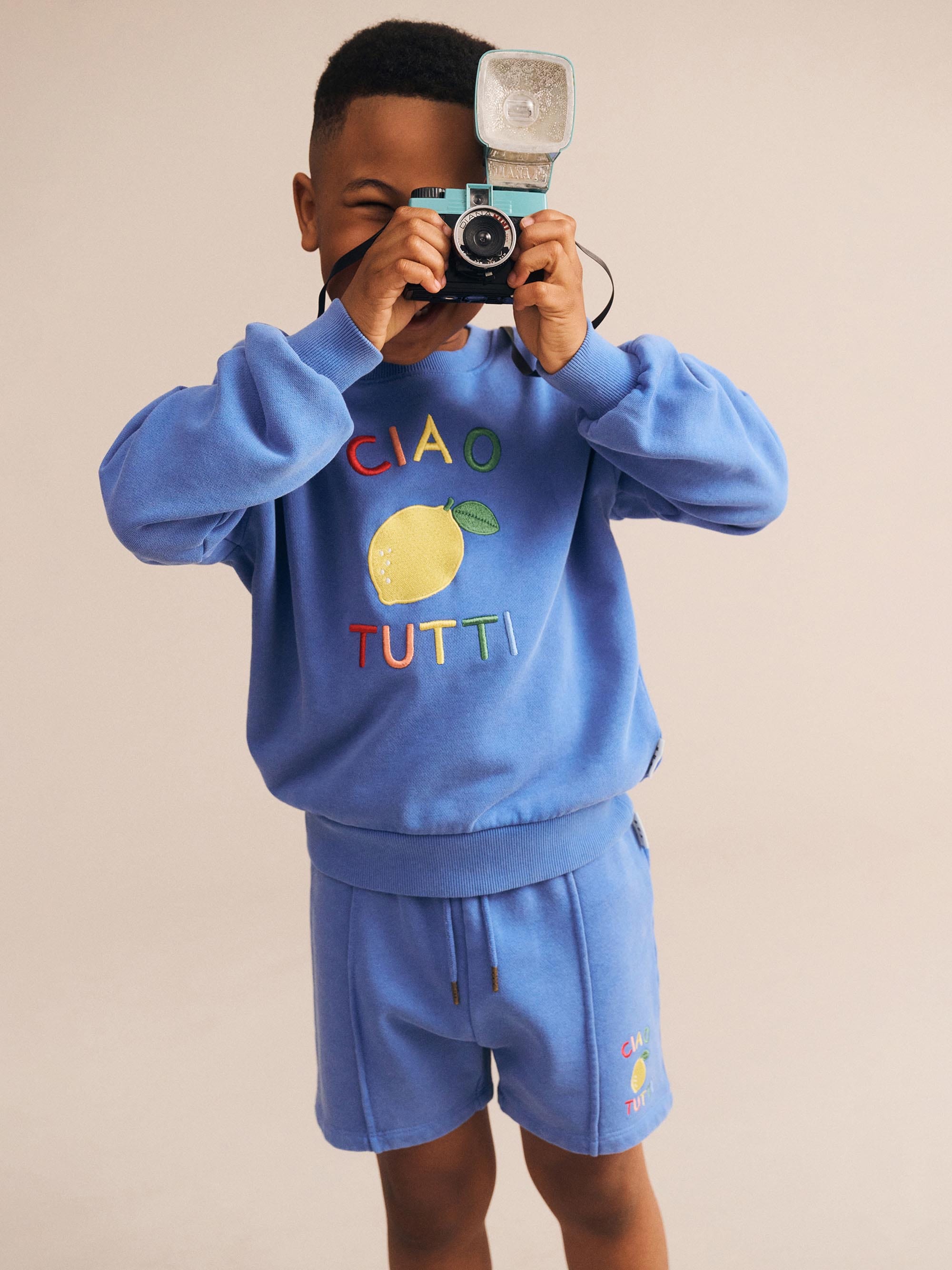 Ciao Tutti Garment Dye Sweatshirt SWEATSHIRT Huxbaby