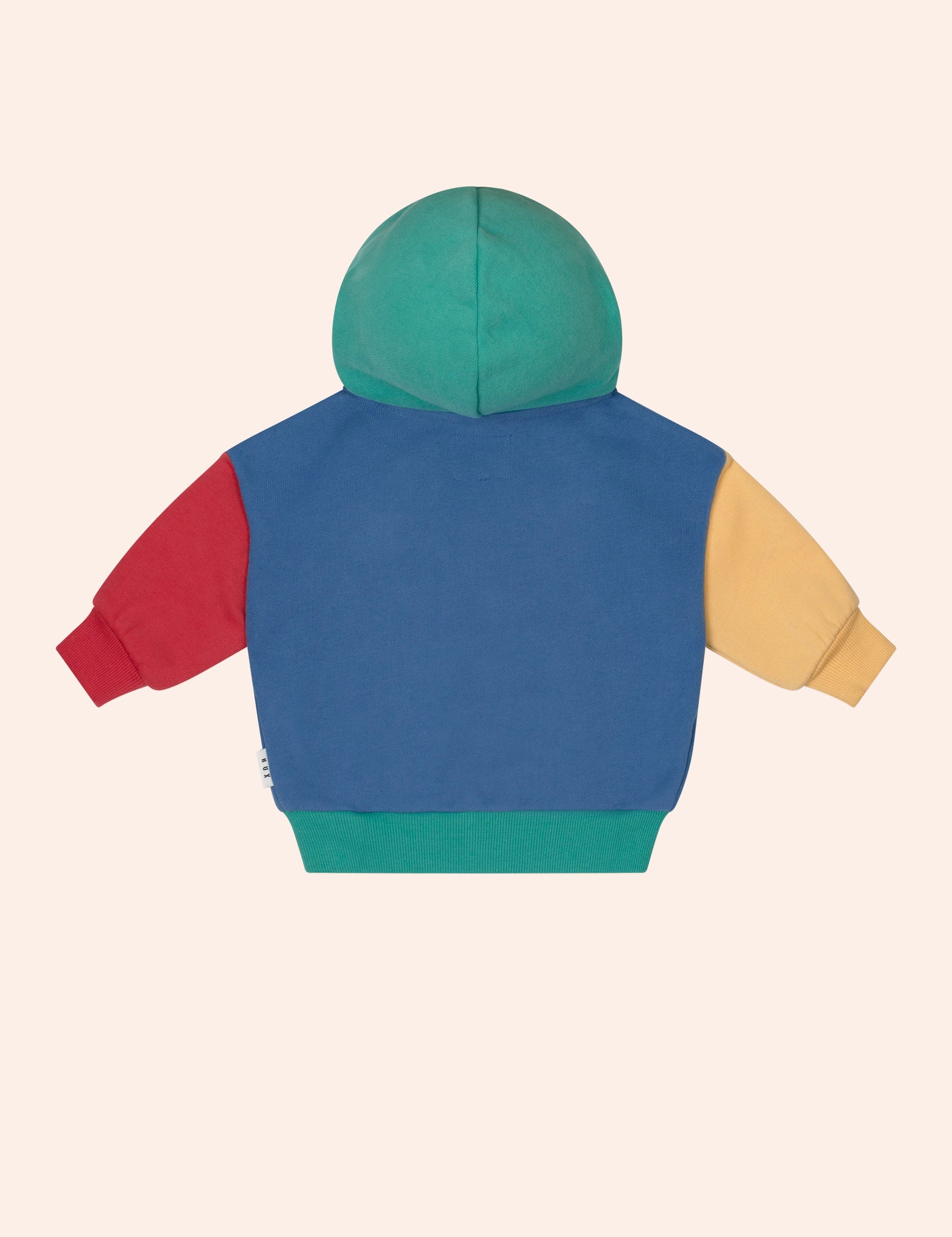 Colour Block Pocket Zip Through SWEATSHIRT Huxbaby