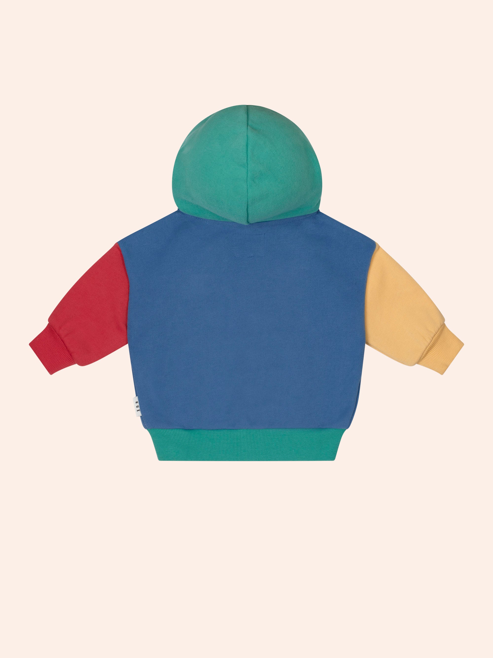 Colour Block Pocket Zip Through SWEATSHIRT Huxbaby