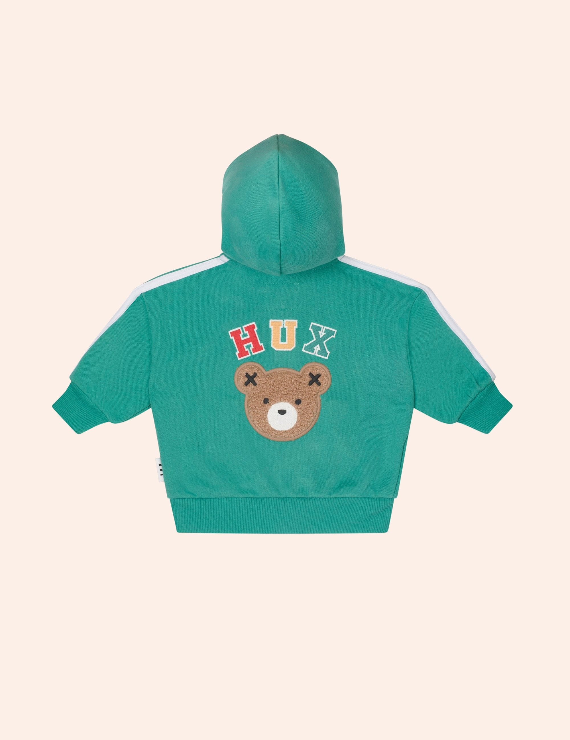 Heritage Green Sports Zip Through SWEATSHIRT Huxbaby