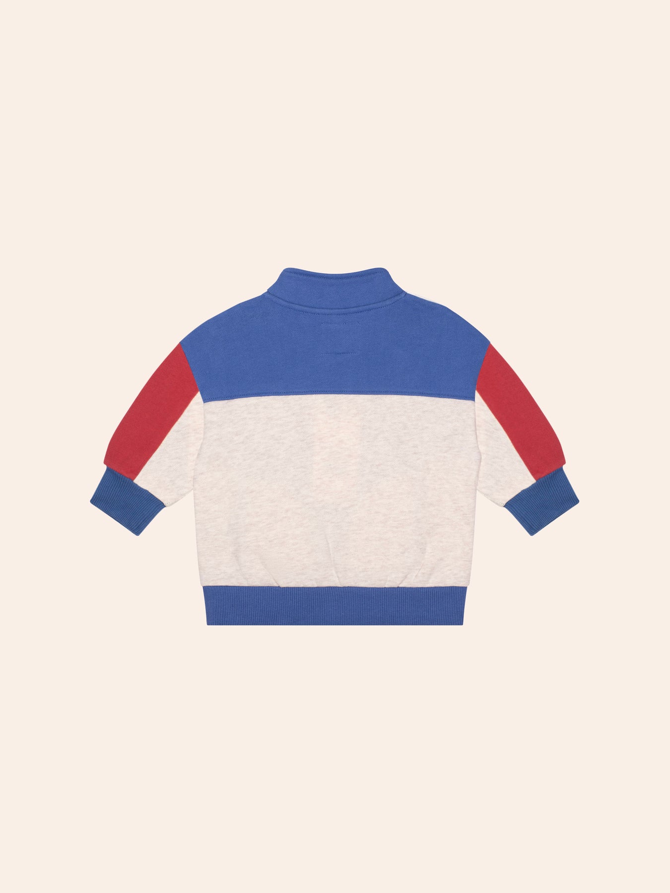 Colour Block 1/4 Zip KNIT JUMPER Huxbaby Shopify