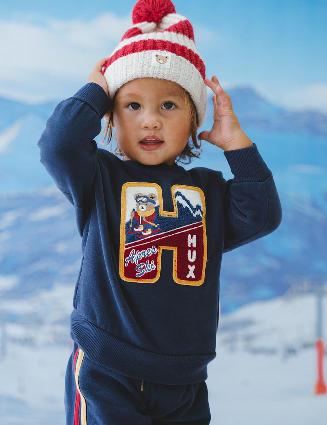 Apres Ski Emblem Sweat SWEATSHIRT Huxbaby Shopify