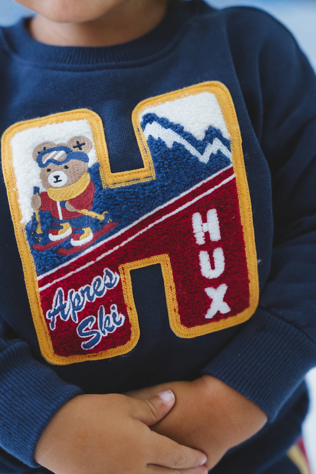 Apres Ski Emblem Sweat SWEATSHIRT Huxbaby Shopify
