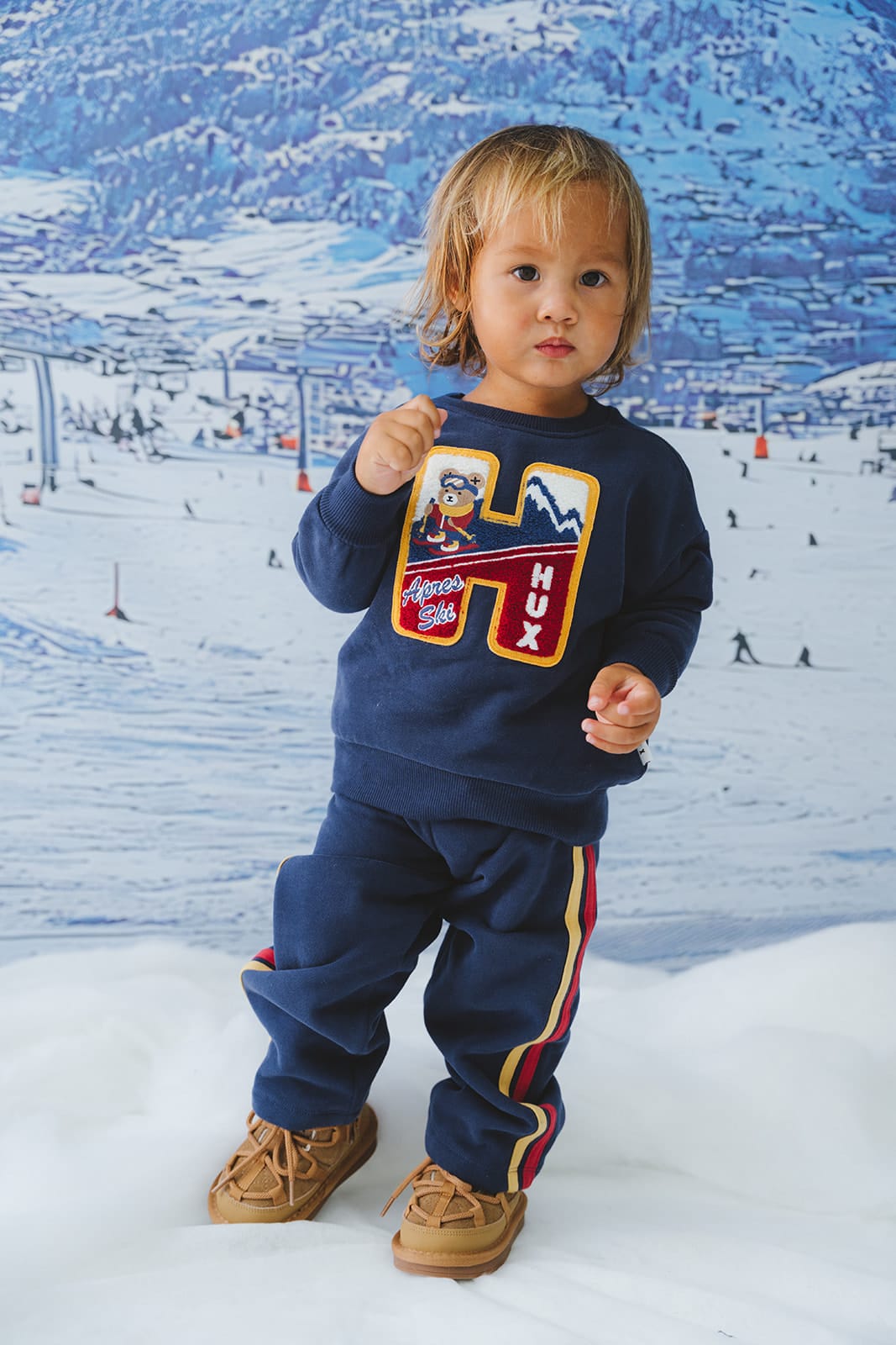 Apres Ski Emblem Sweat SWEATSHIRT Huxbaby Shopify