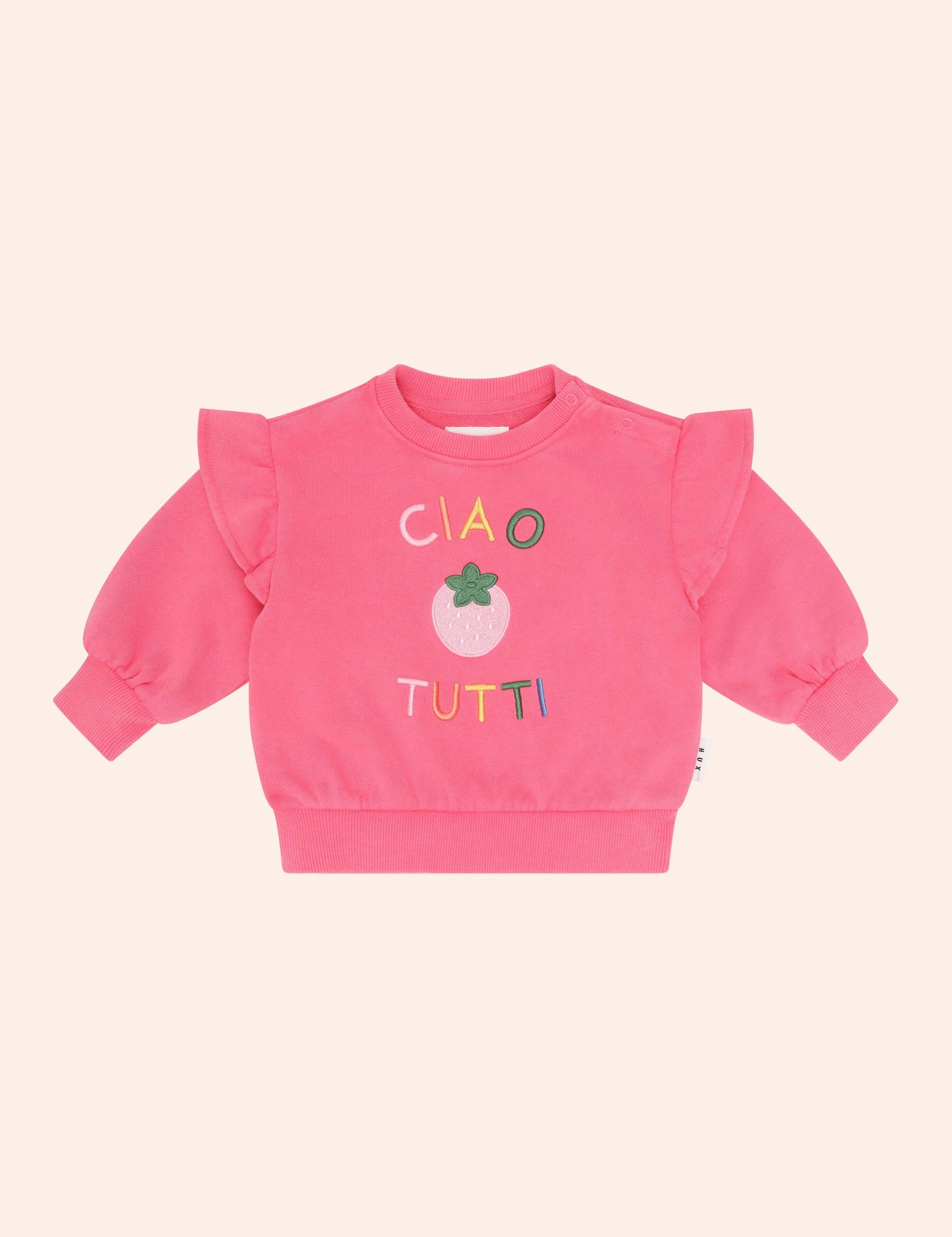 Ciao Tutti Garment Dye Sweatshirt SWEATSHIRT Huxbaby