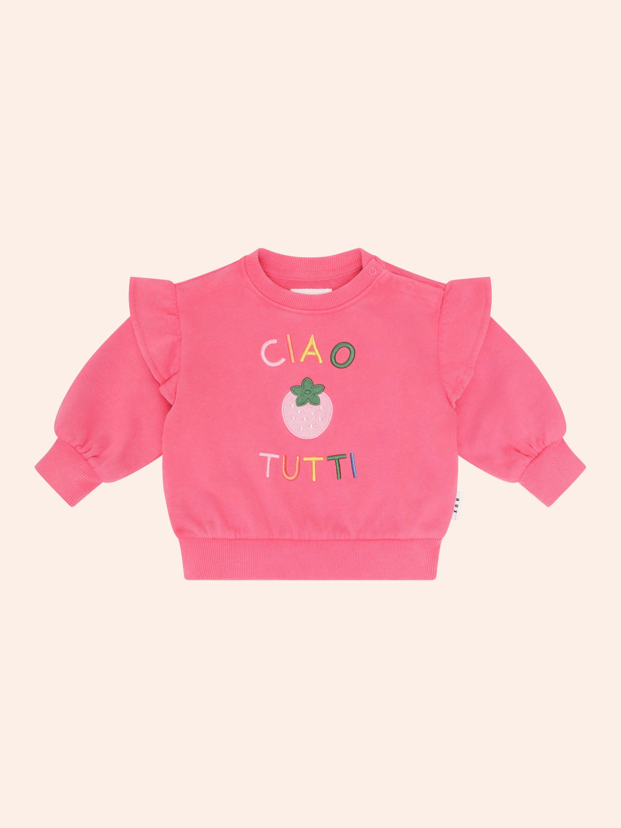 Ciao Tutti Garment Dye Sweatshirt SWEATSHIRT Huxbaby