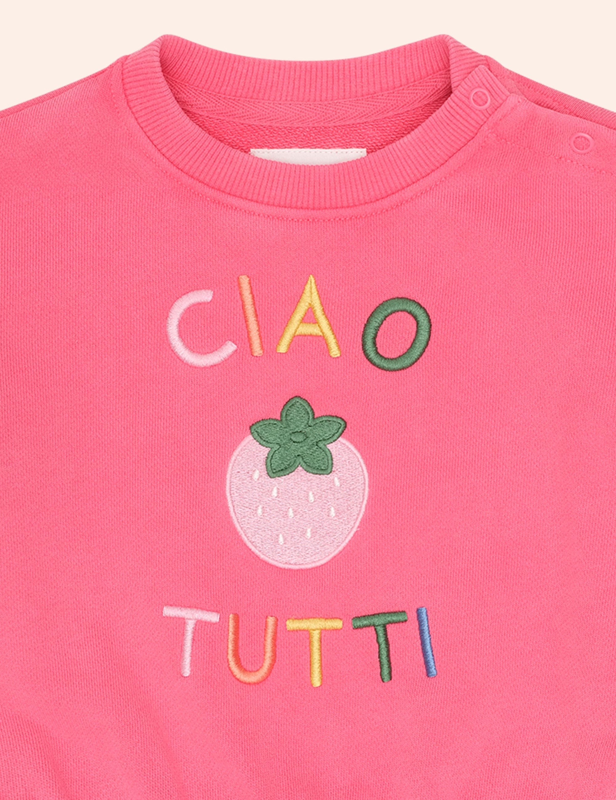 Ciao Tutti Garment Dye Sweatshirt SWEATSHIRT Huxbaby