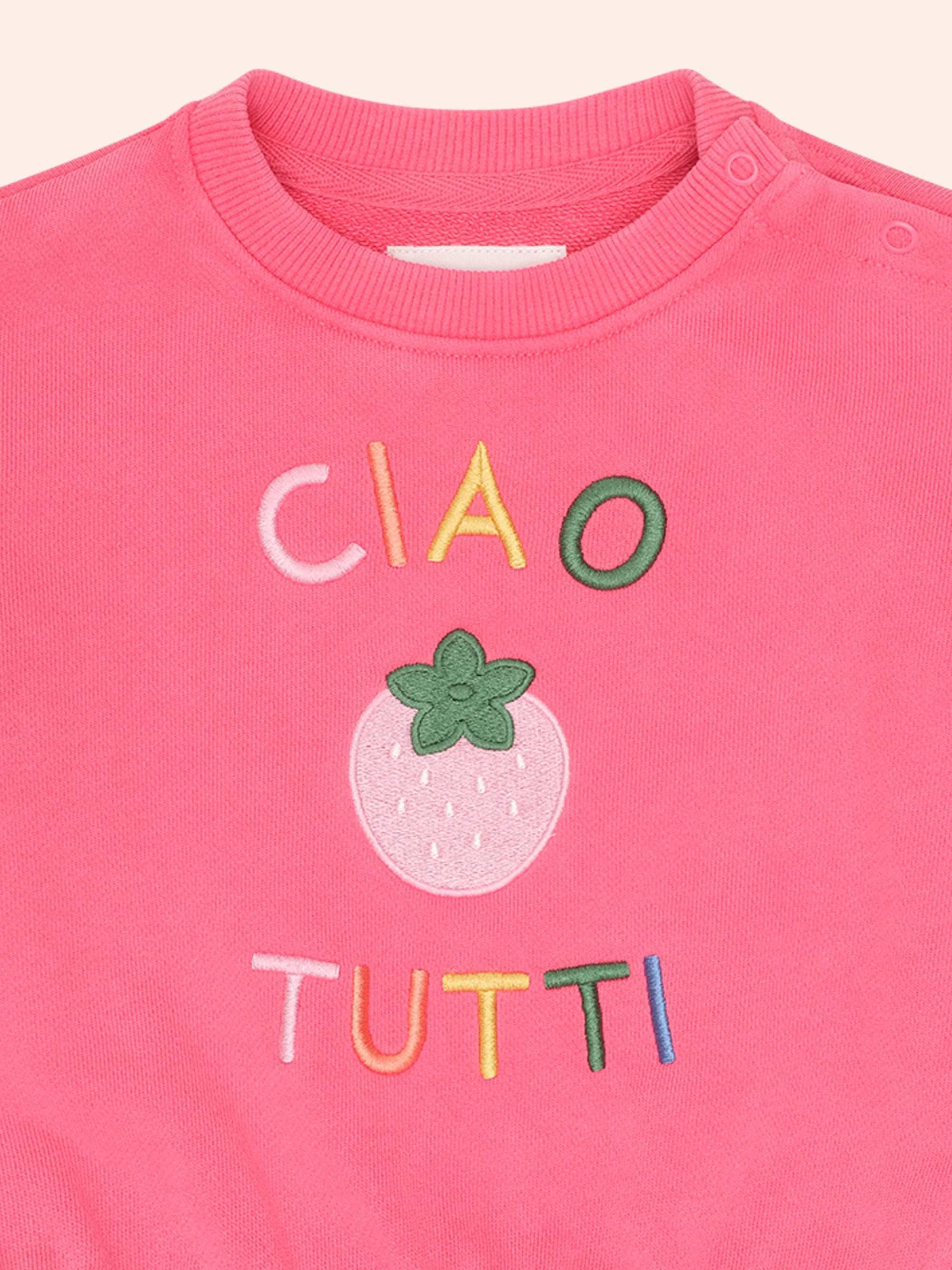 Ciao Tutti Garment Dye Sweatshirt SWEATSHIRT Huxbaby