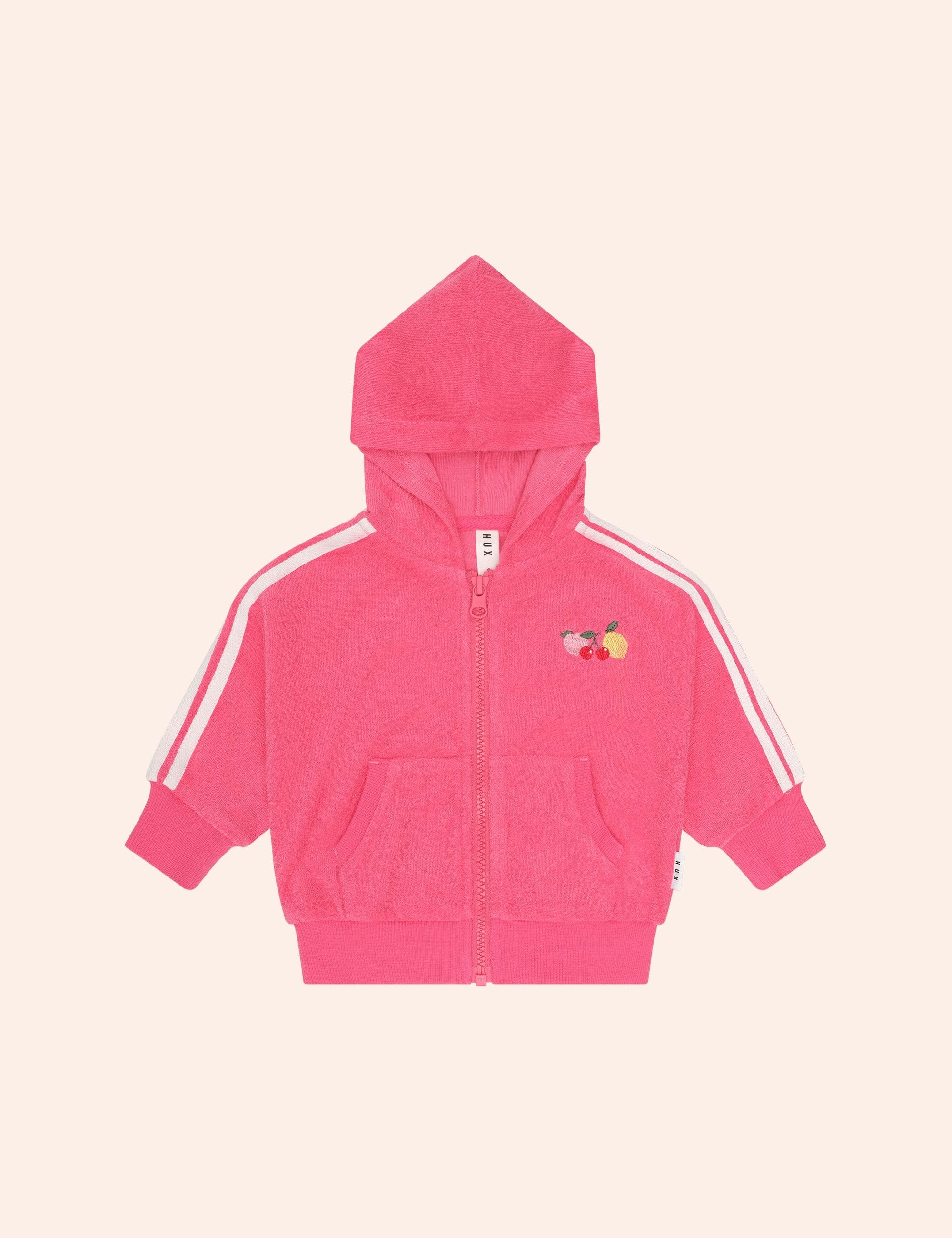 Huxette Towelling Zip Up Hoodie JACKET Huxbaby