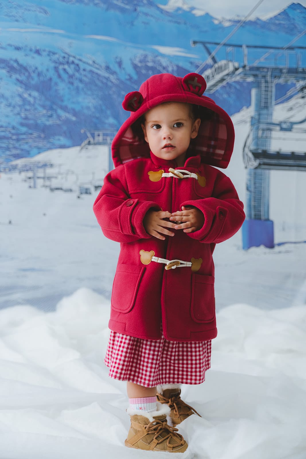 Apres Ski Peacoat JACKET Huxbaby Shopify