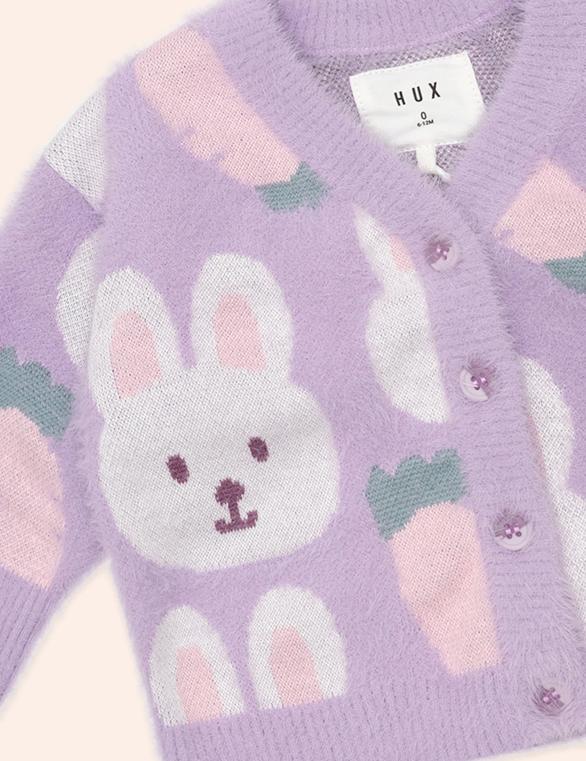 Girls Easter Bunny Knit KNIT JUMPER Huxbaby