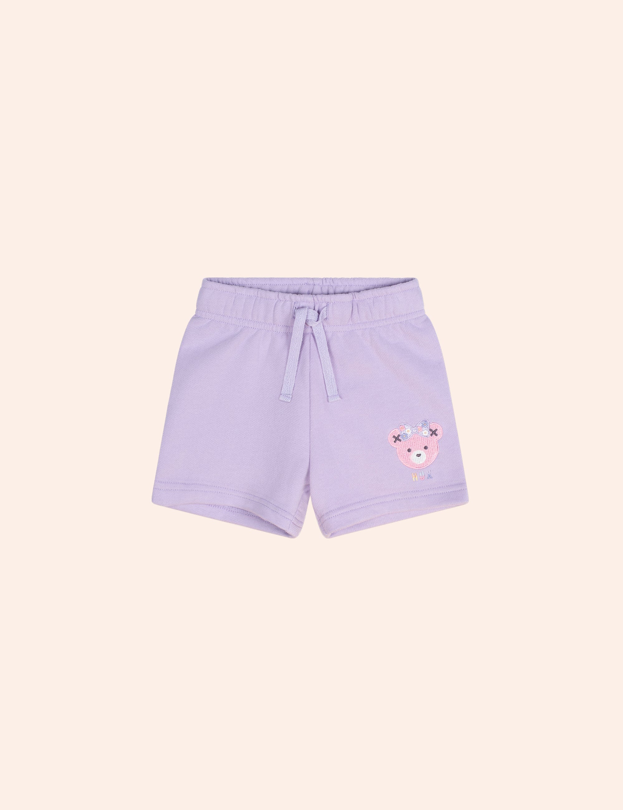 Purple Rainbow Bear Frill Short SHORT Huxbaby