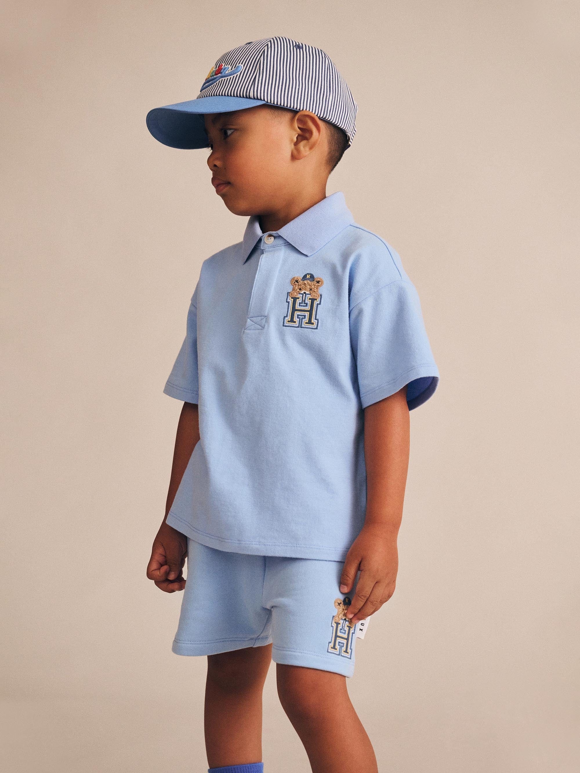 H is for Huxbear Shorts Blue SHORT Huxbaby