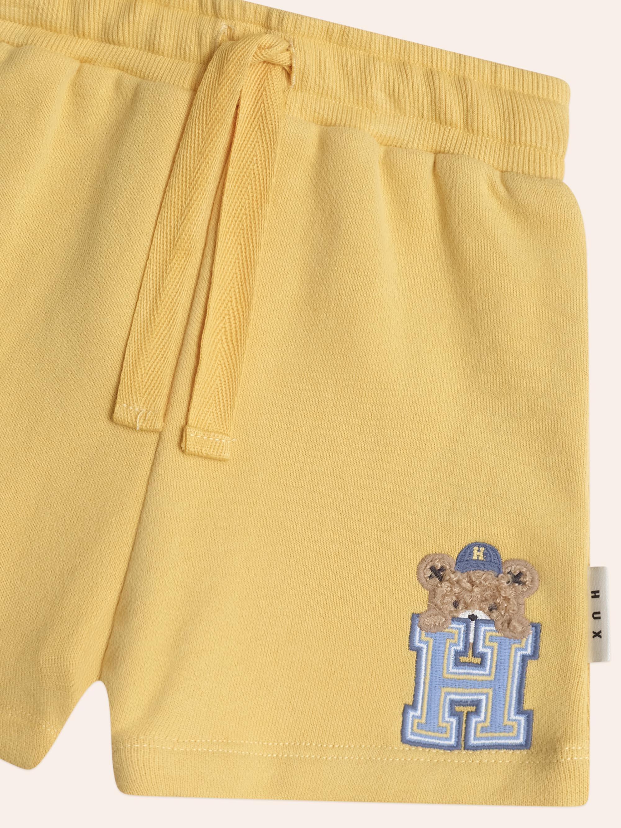 H is for Huxbear Shorts Yellow SHORT Huxbaby