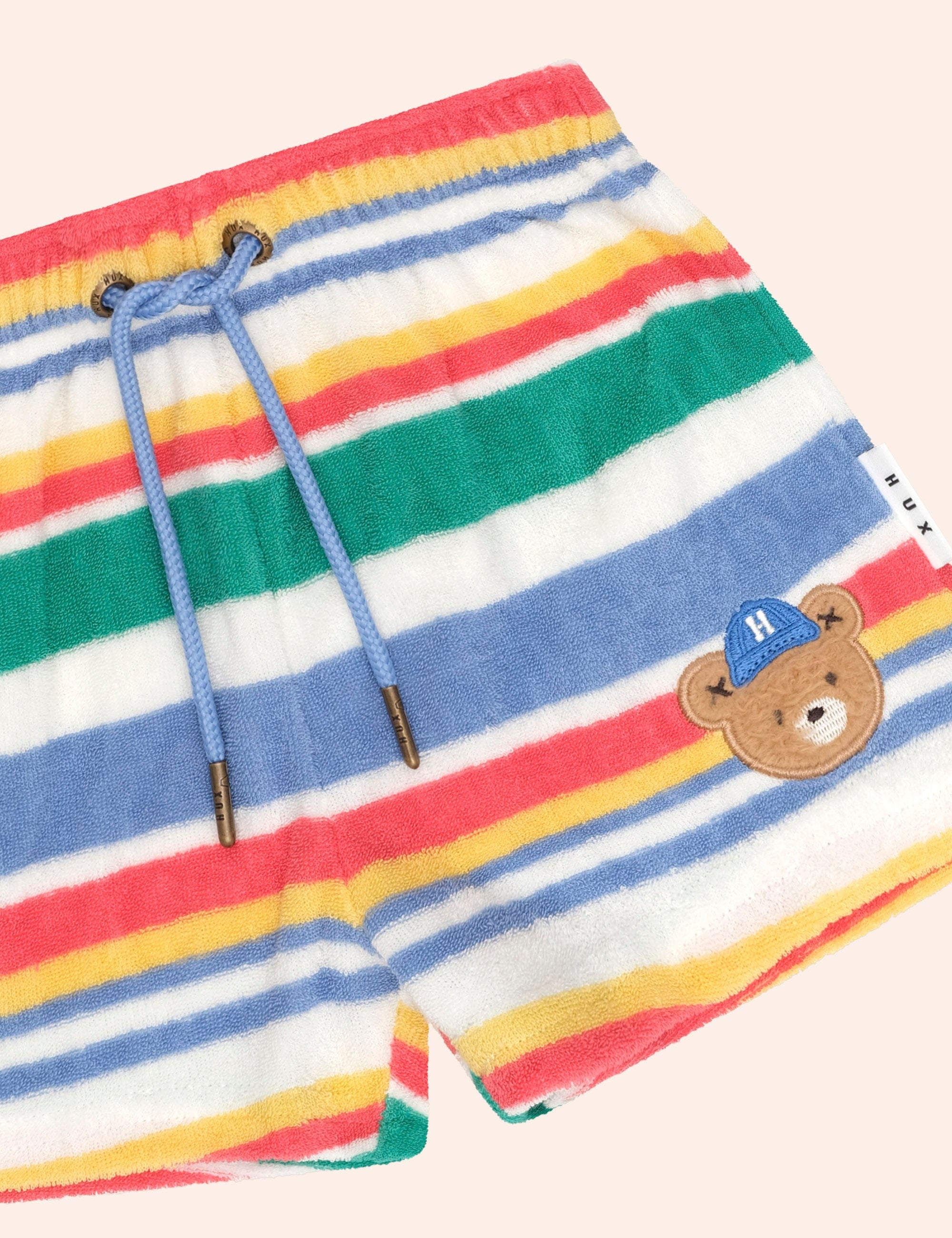 Paradiso Stripe Towelling Short SHORT Huxbaby