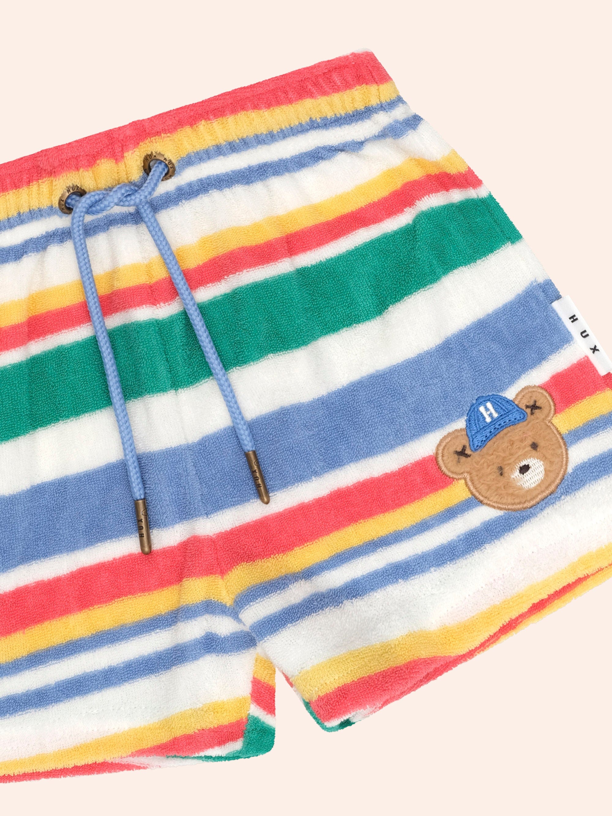 Paradiso Stripe Towelling Short SHORT Huxbaby
