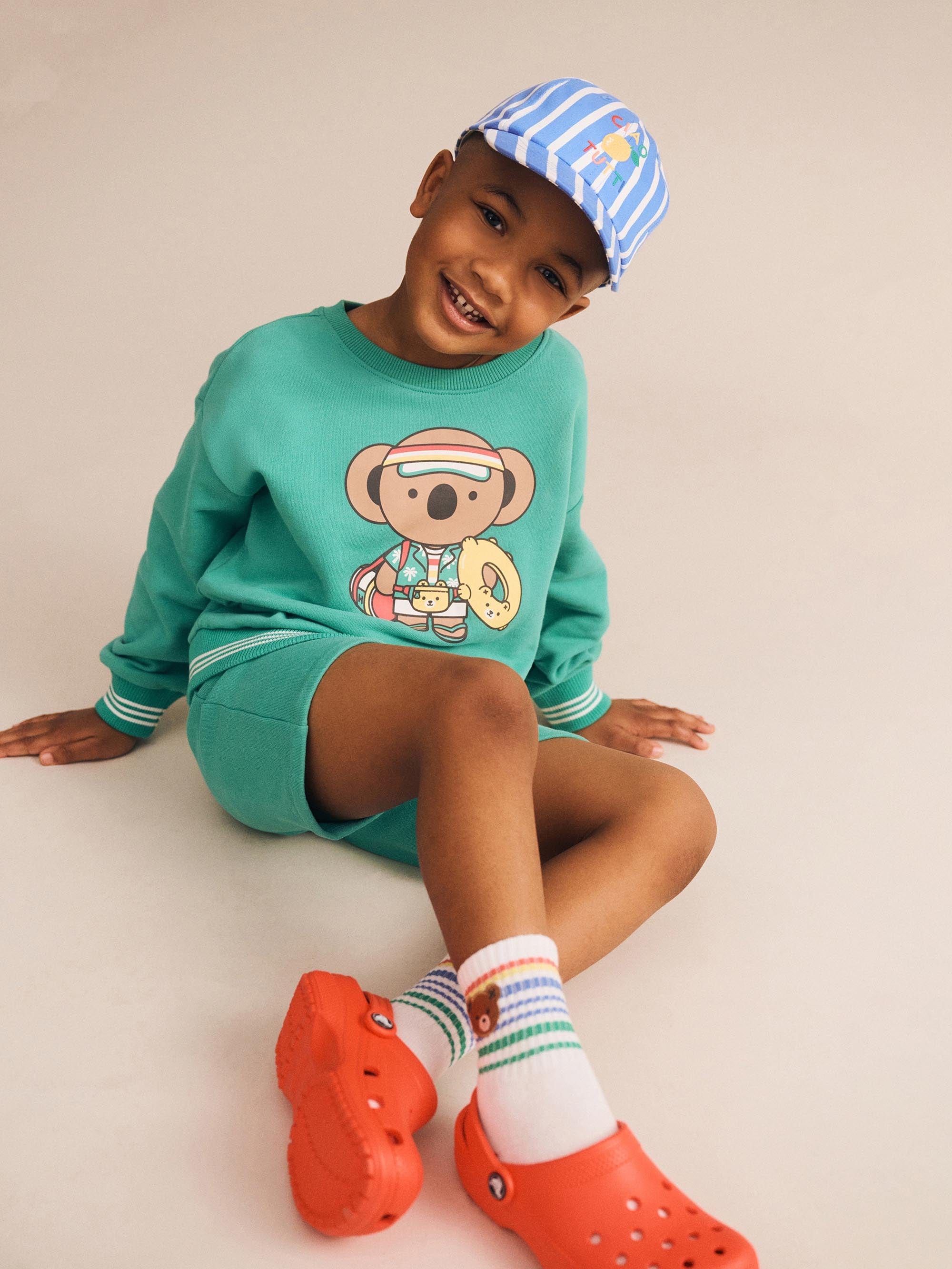 Retro Stripe Short SHORT Huxbaby