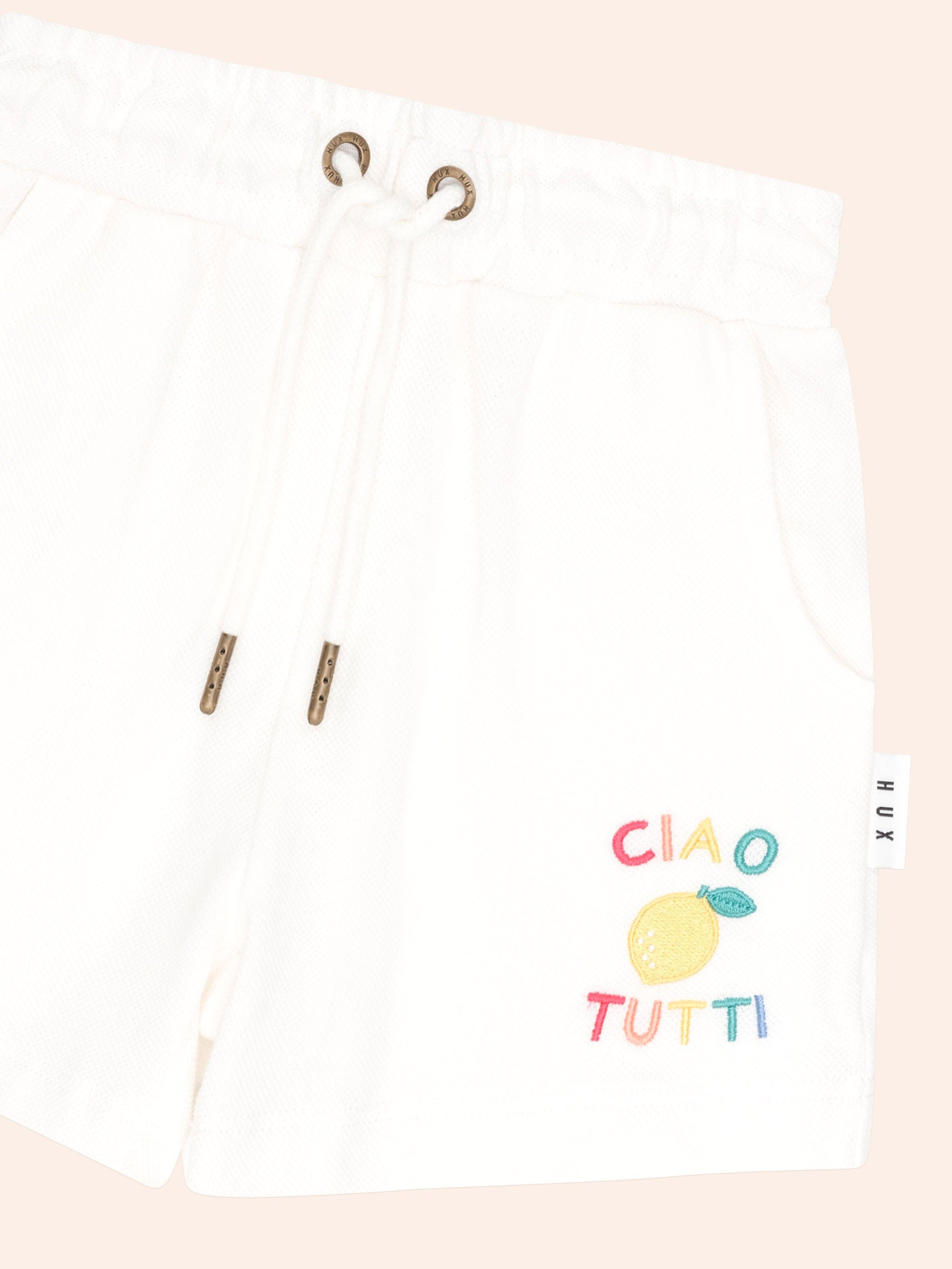 Ciao Tutti Pique Short SHORT Huxbaby
