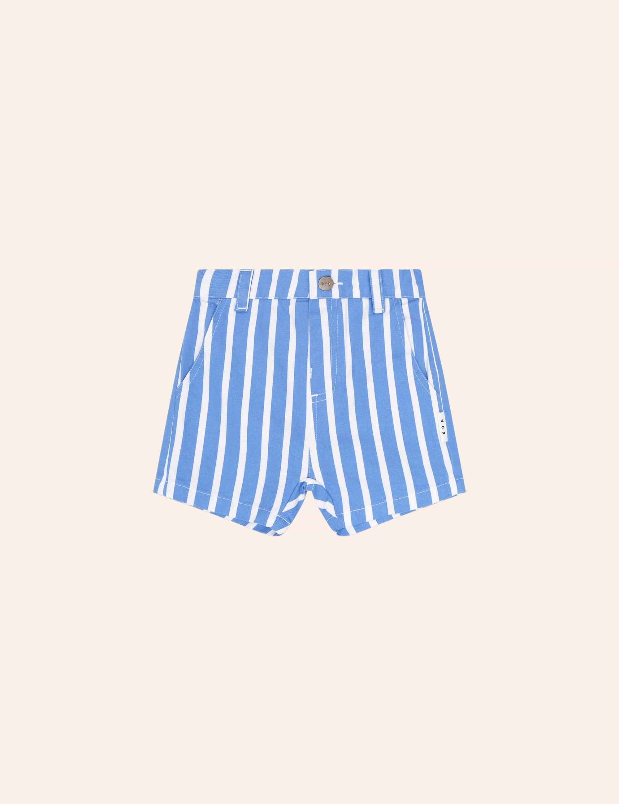 Ocean Ticking Pinstripe Short SHORT Huxbaby