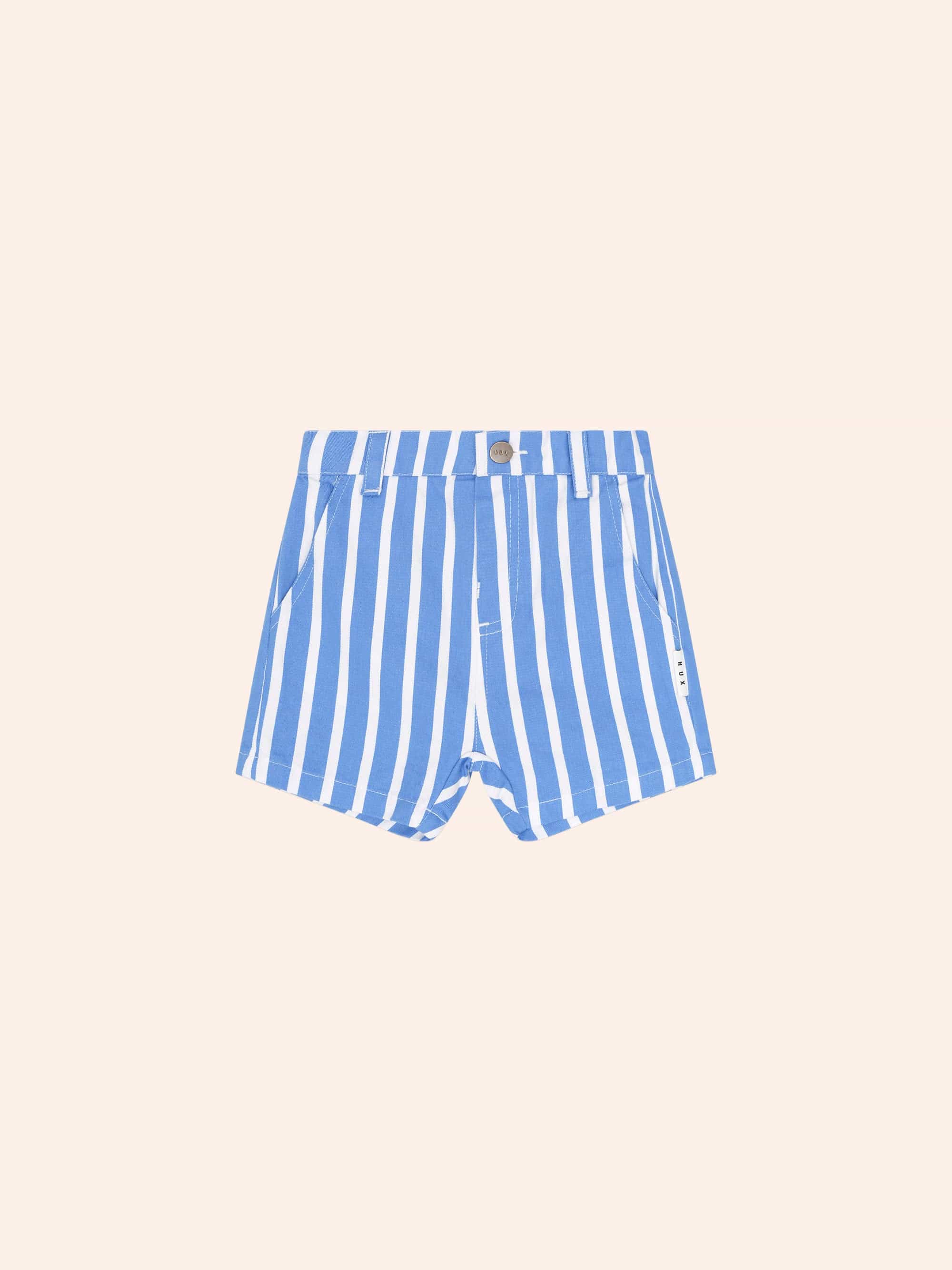 Ocean Ticking Pinstripe Short SHORT Huxbaby