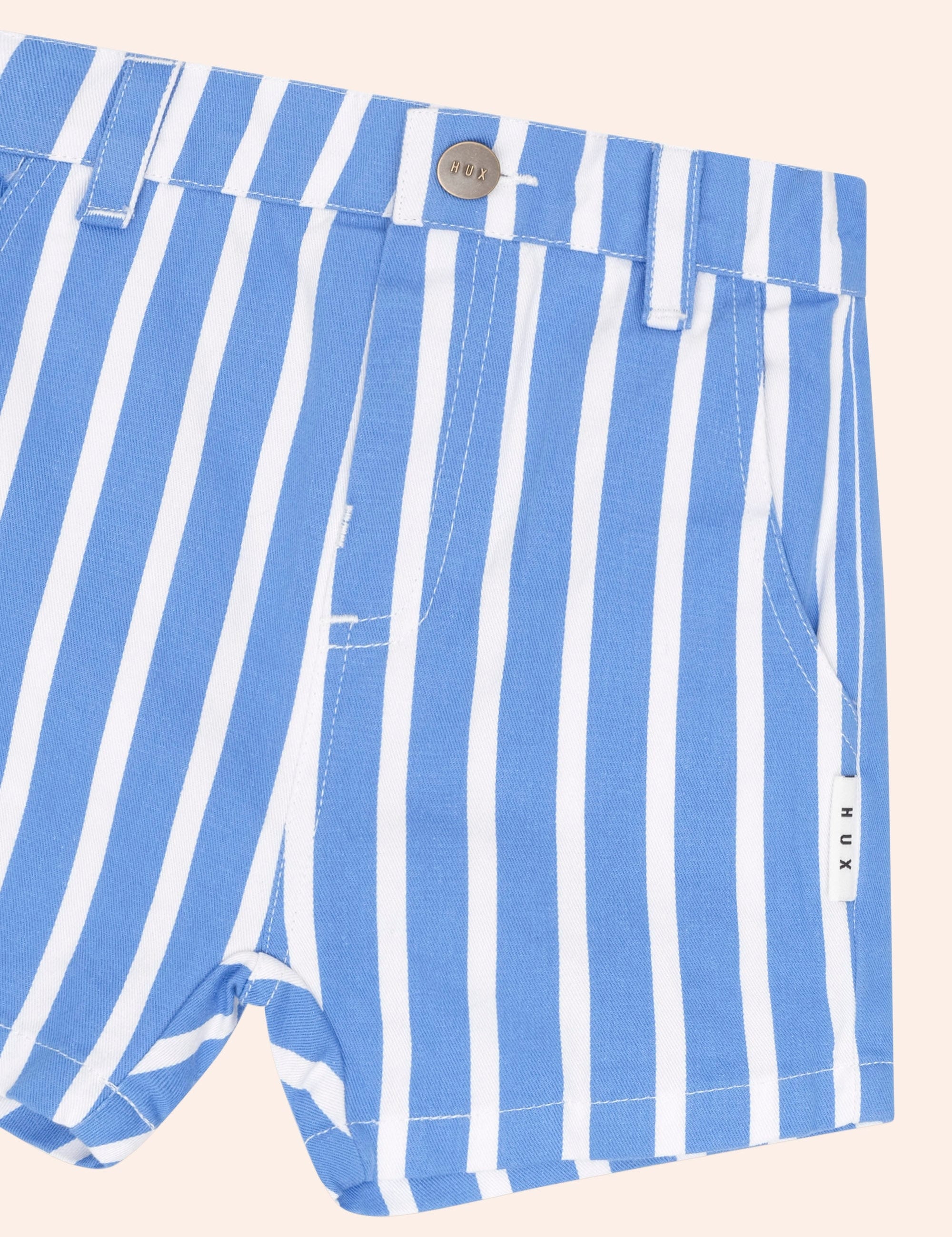 Ocean Ticking Pinstripe Short SHORT Huxbaby