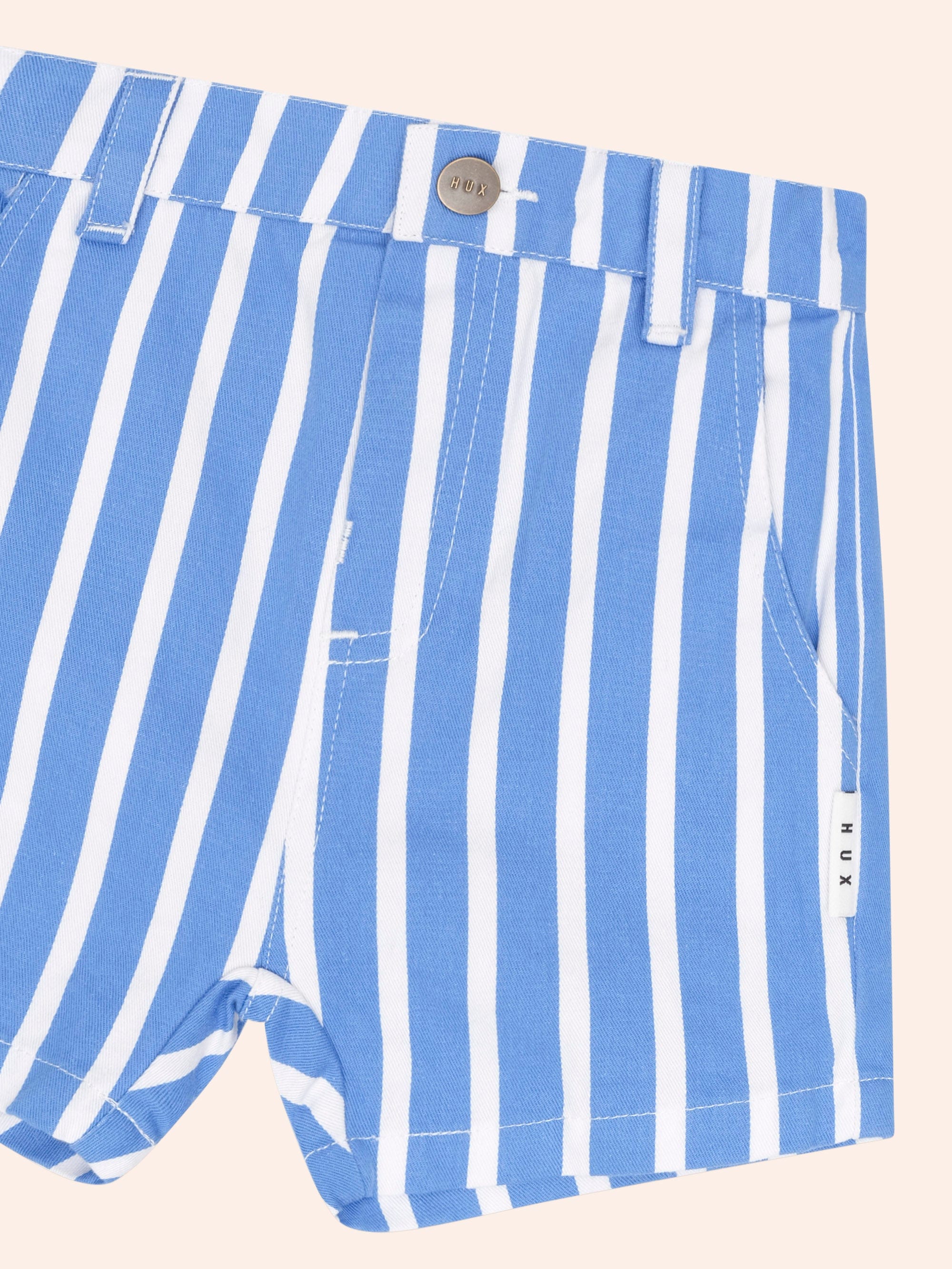 Ocean Ticking Pinstripe Short SHORT Huxbaby
