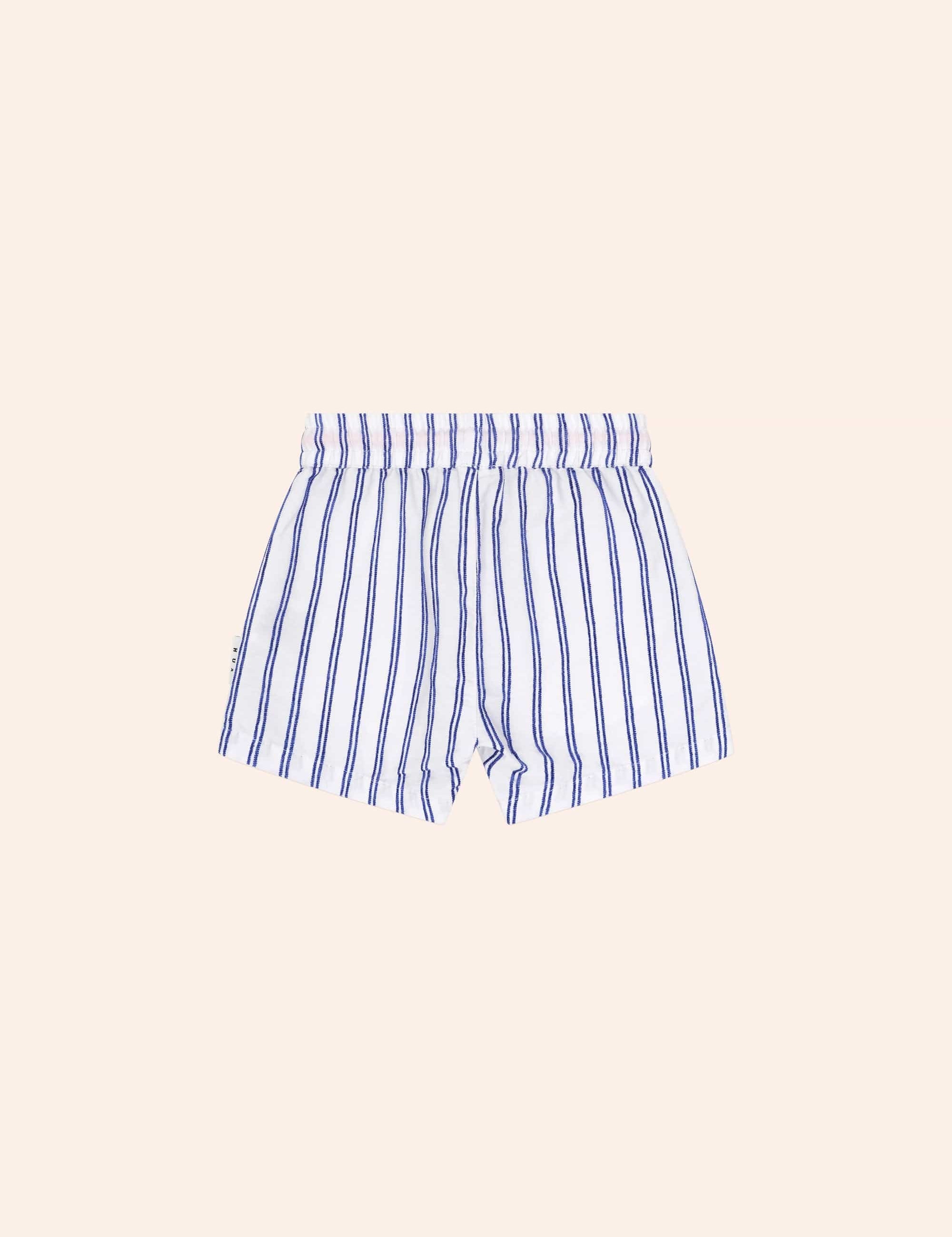 Ocean Stripe Short SHORT Huxbaby