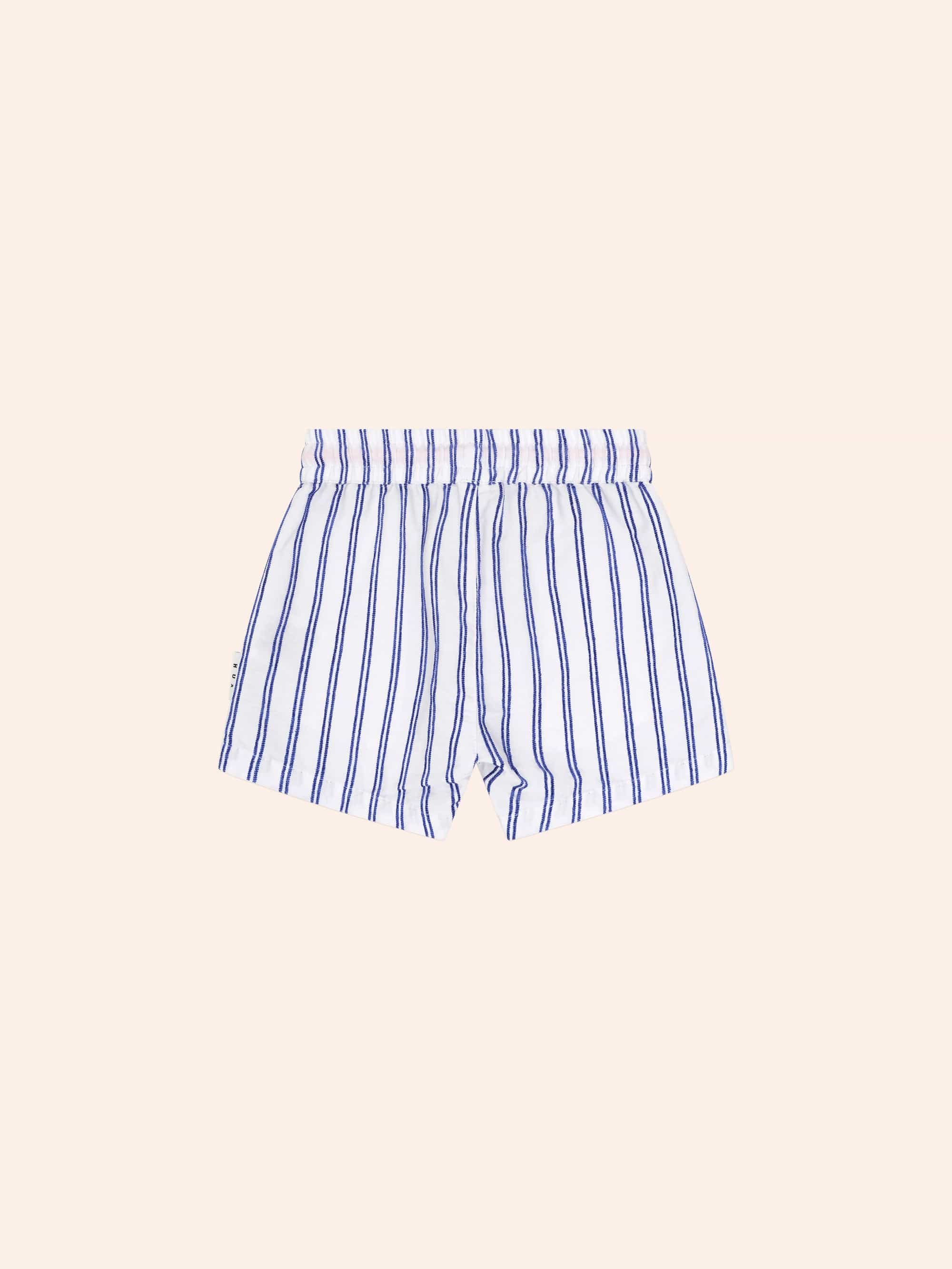 Ocean Stripe Short SHORT Huxbaby