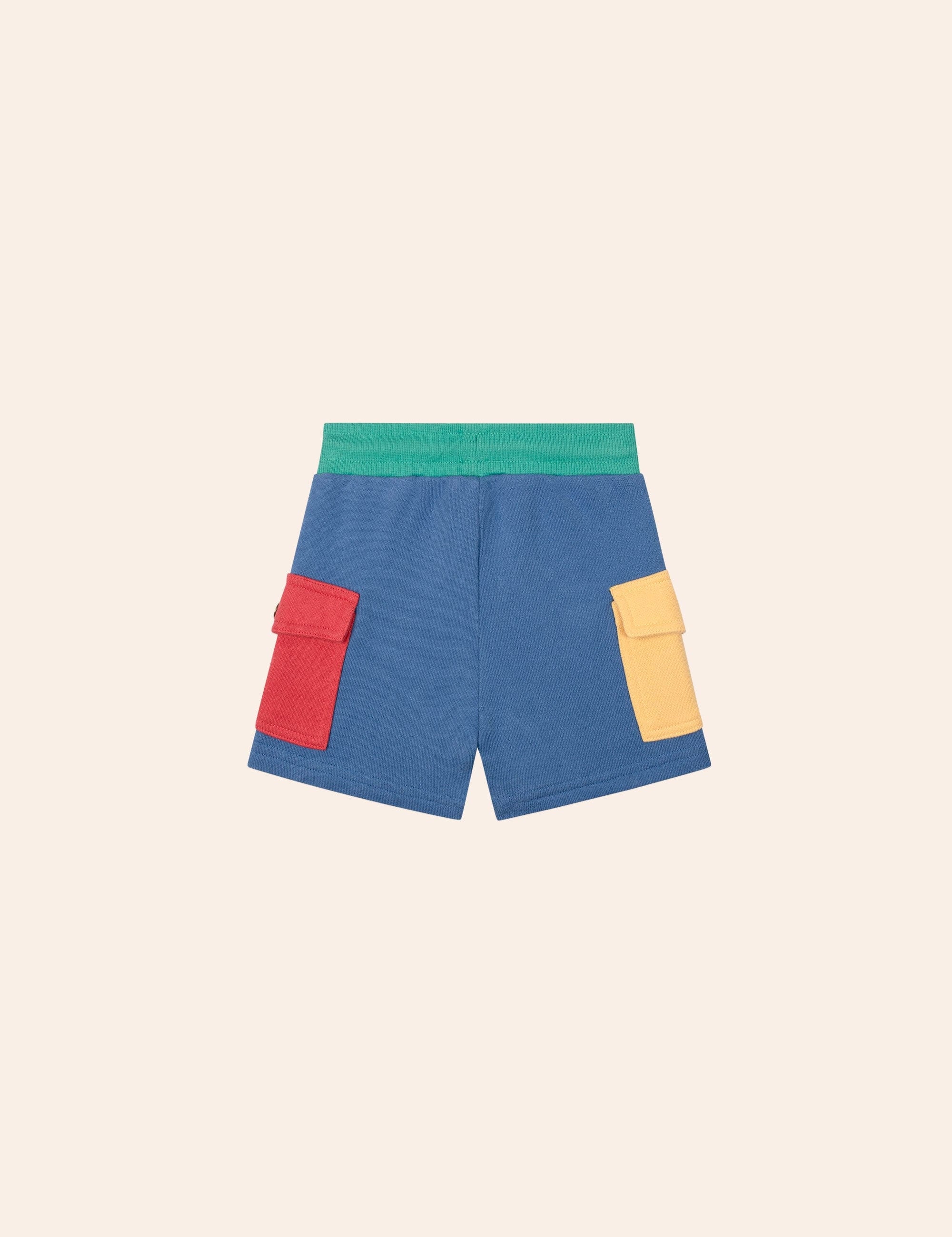 Back To Kinder Colour Block Pocket Short SHORT Huxbaby