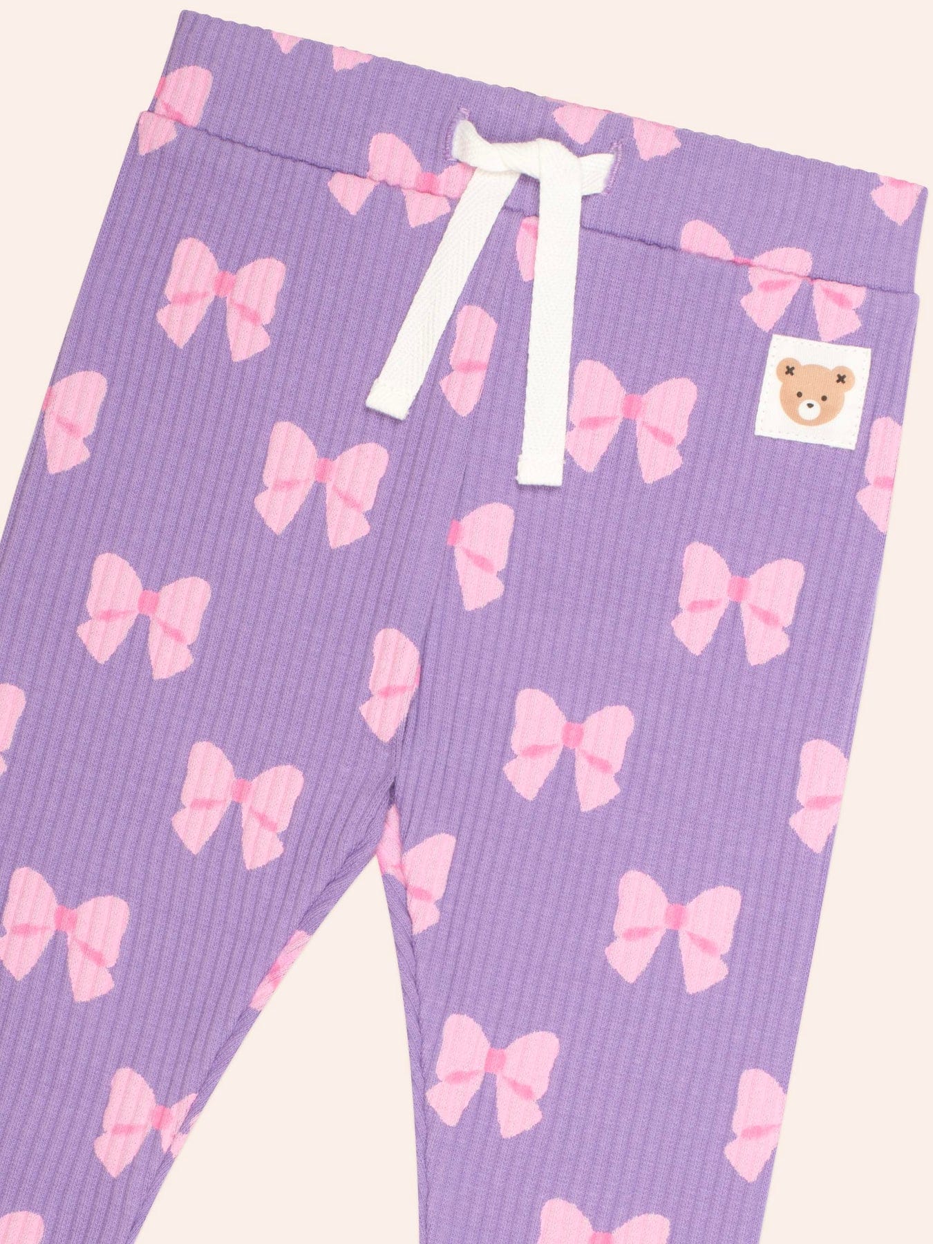 Bow Rib Legging LEGGING Huxbaby Shopify