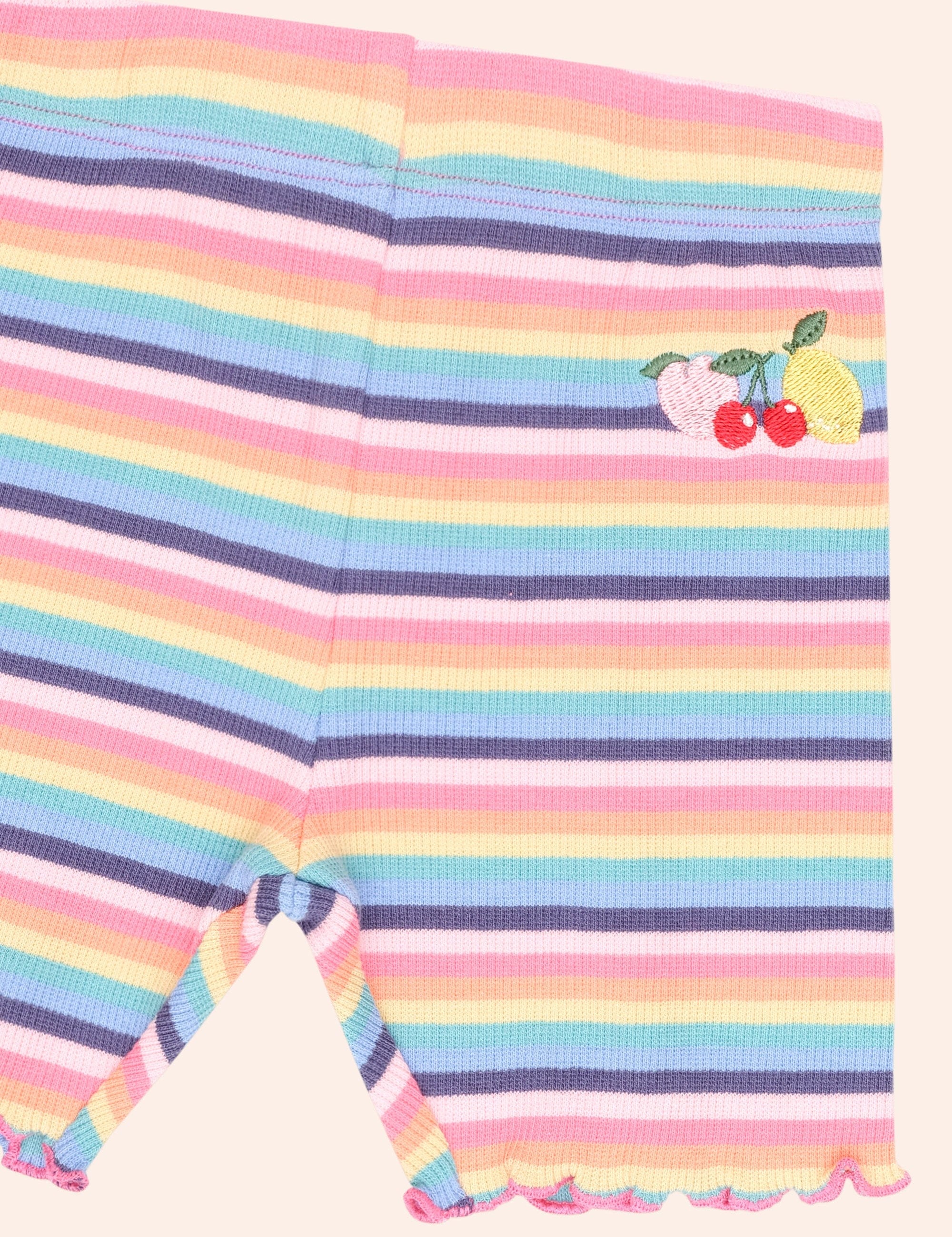 Tutti Frutti Rib Bike Short SHORT Huxbaby