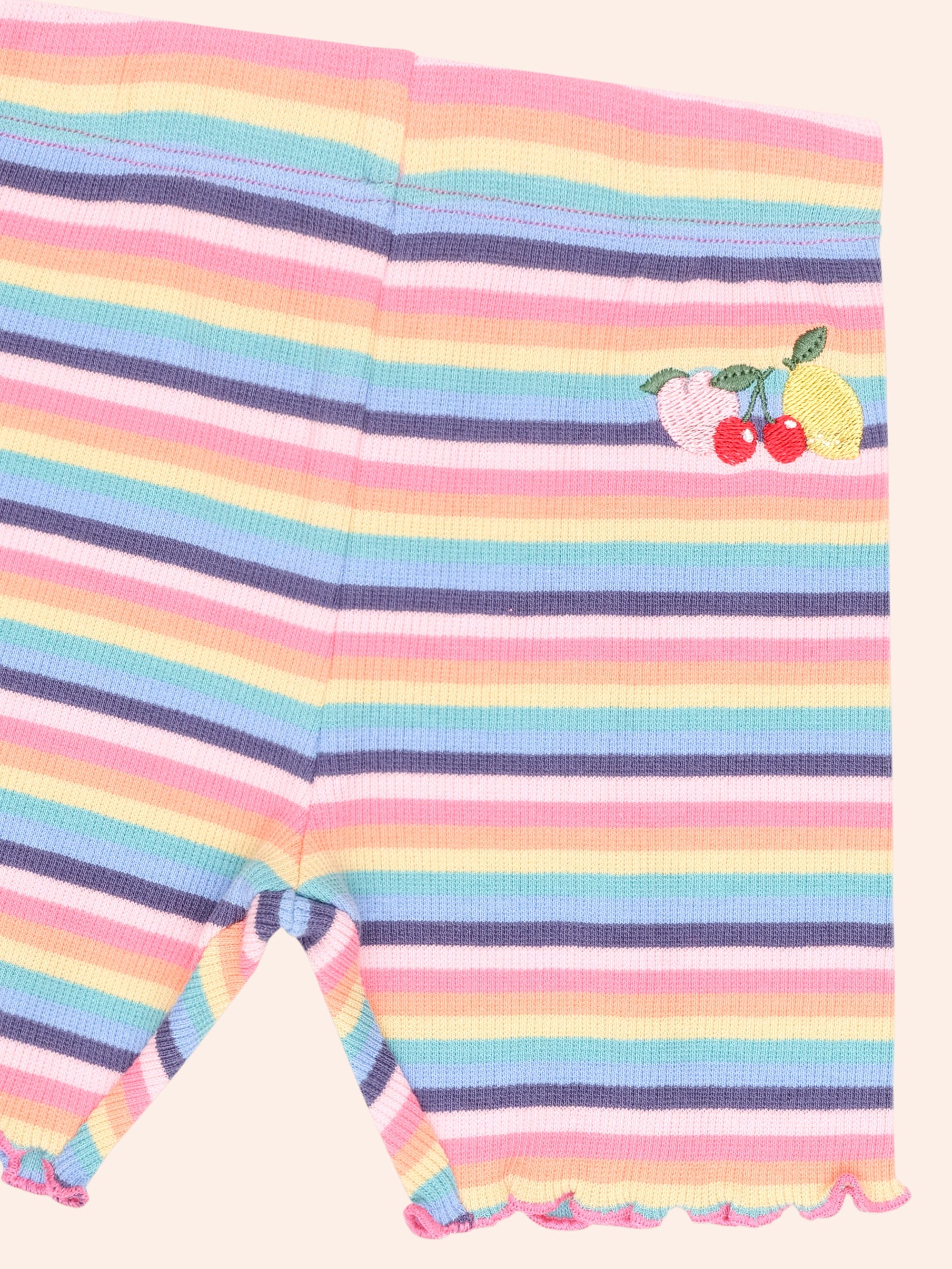 Tutti Frutti Rib Bike Short SHORT Huxbaby