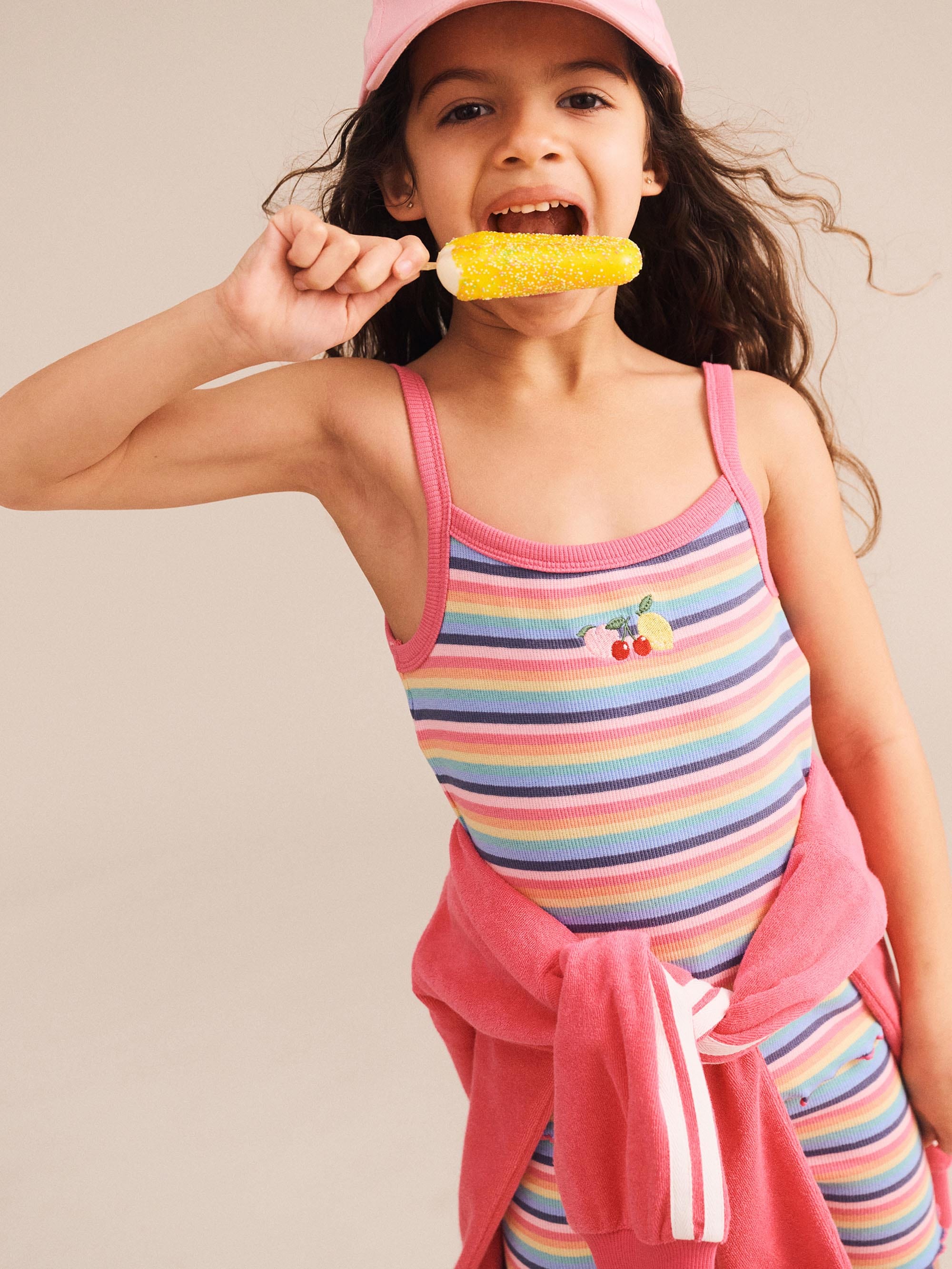 Tutti Frutti Rib Bike Short SHORT Huxbaby