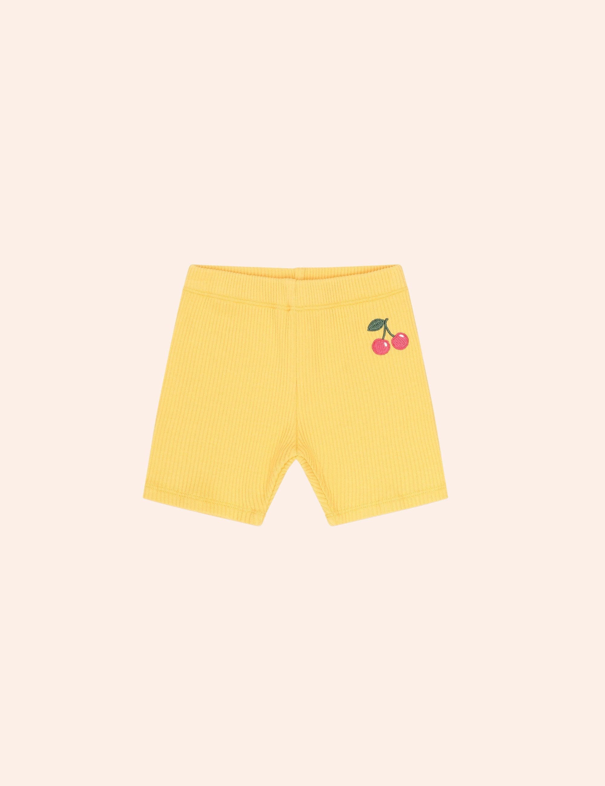 Sunshine Rib Cherry Bike Short SHORT Huxbaby