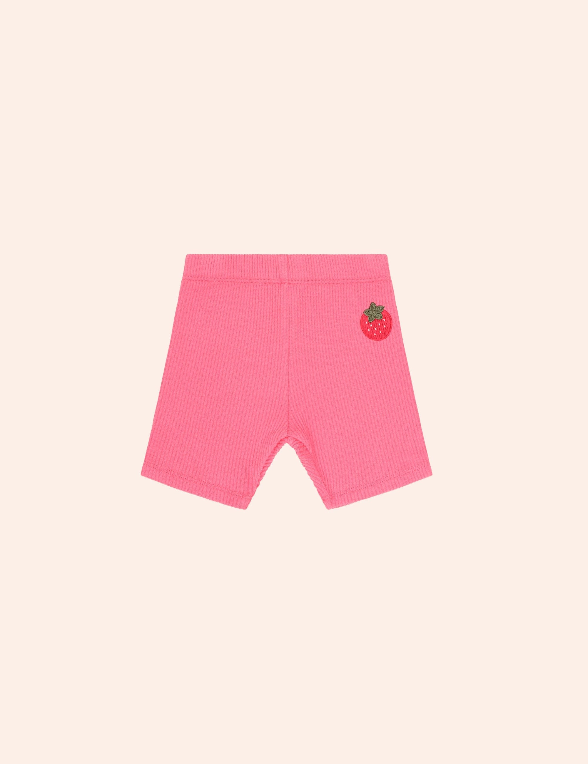 Raspberry Rib Strawberry Bike Short SHORT Huxbaby