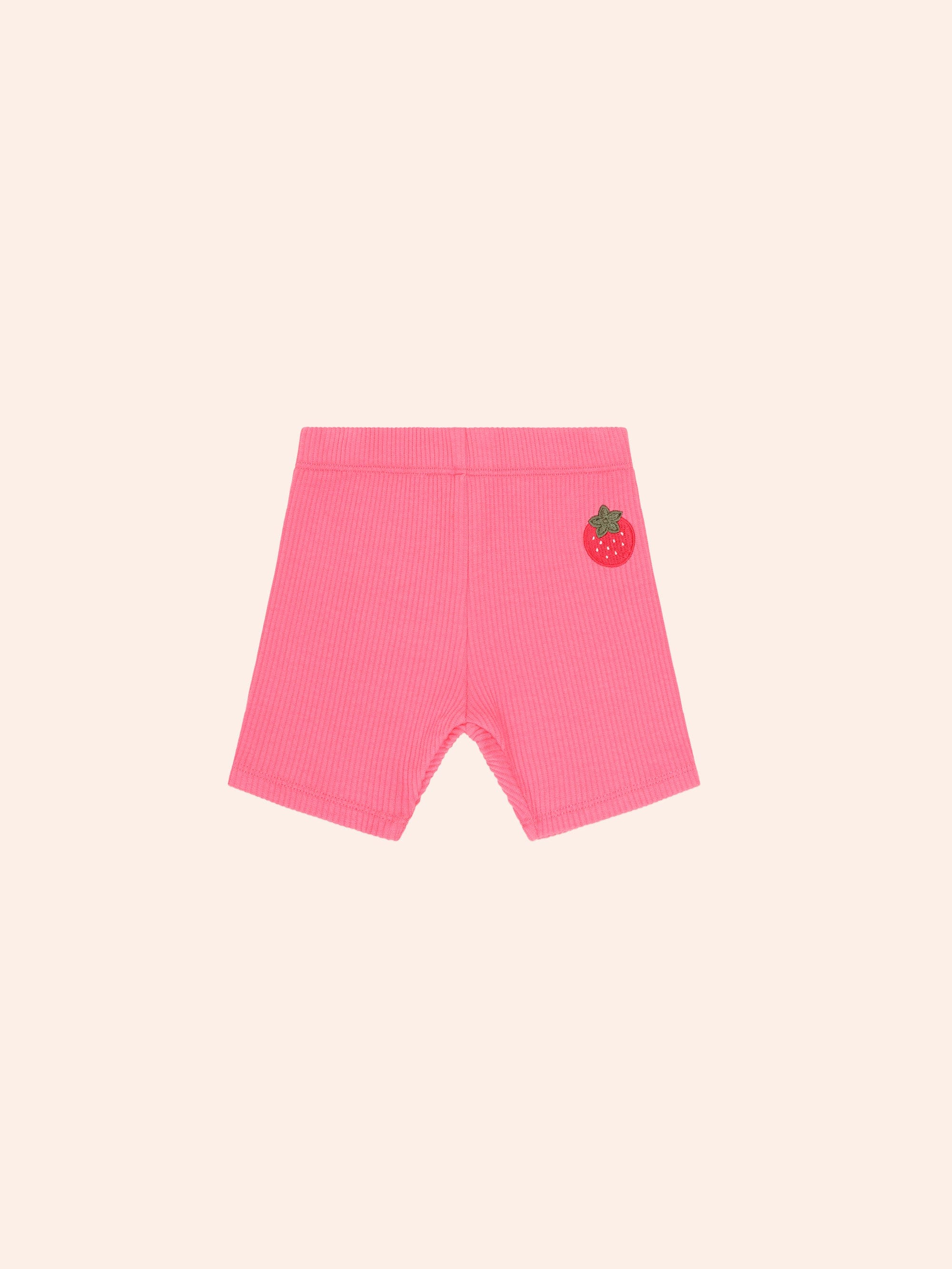 Raspberry Rib Strawberry Bike Short SHORT Huxbaby