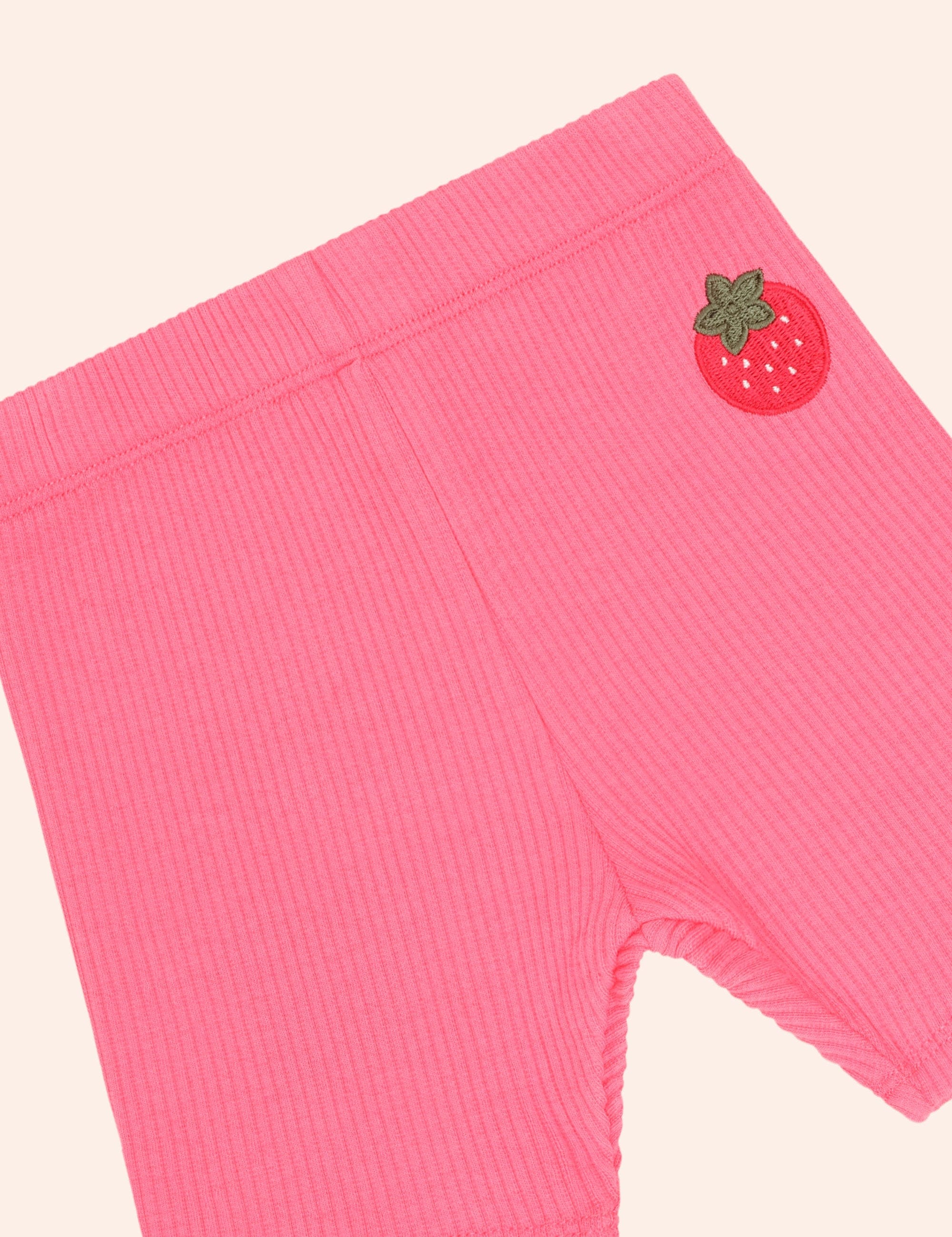 Raspberry Rib Strawberry Bike Short SHORT Huxbaby