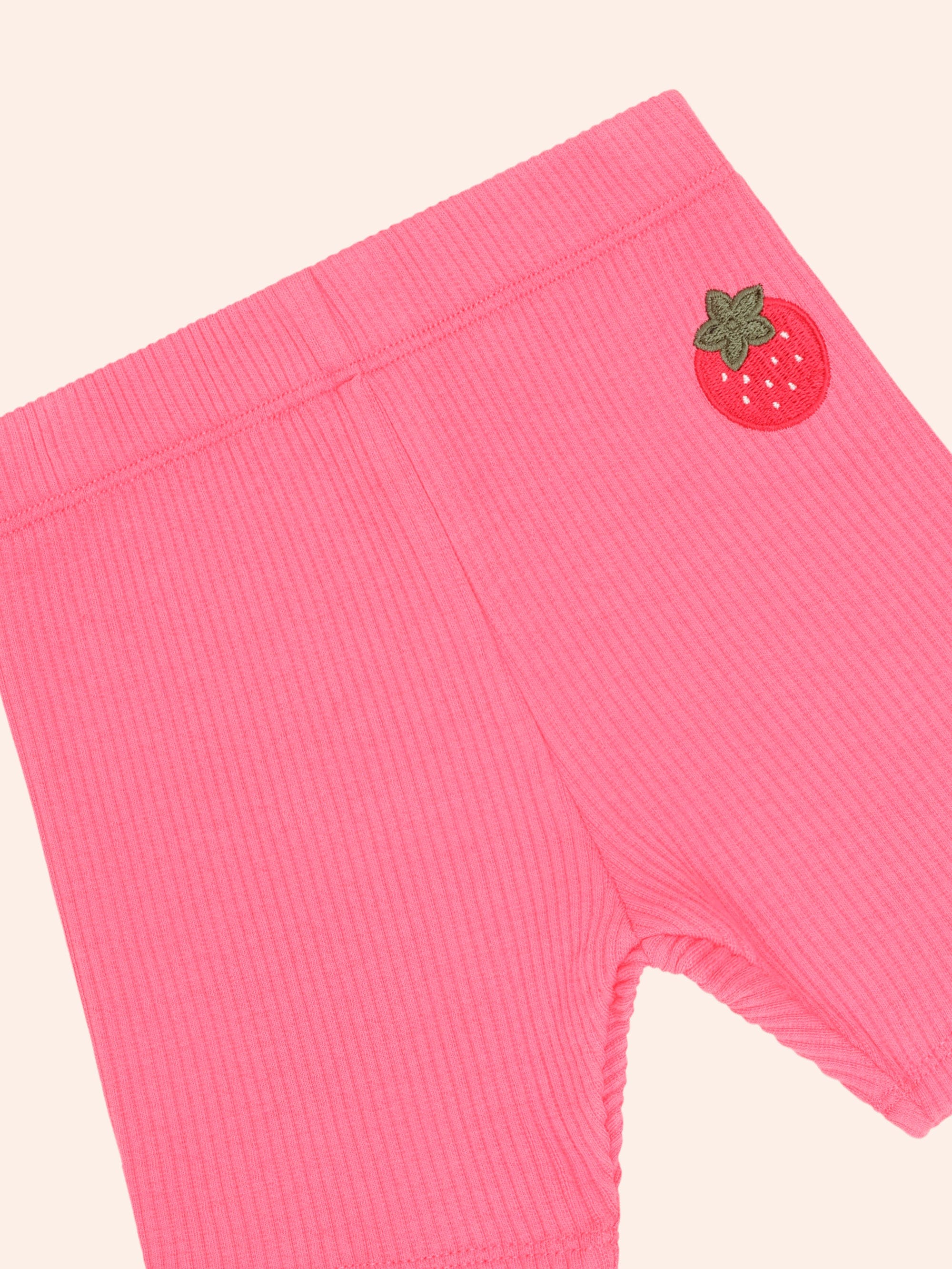 Raspberry Rib Strawberry Bike Short SHORT Huxbaby