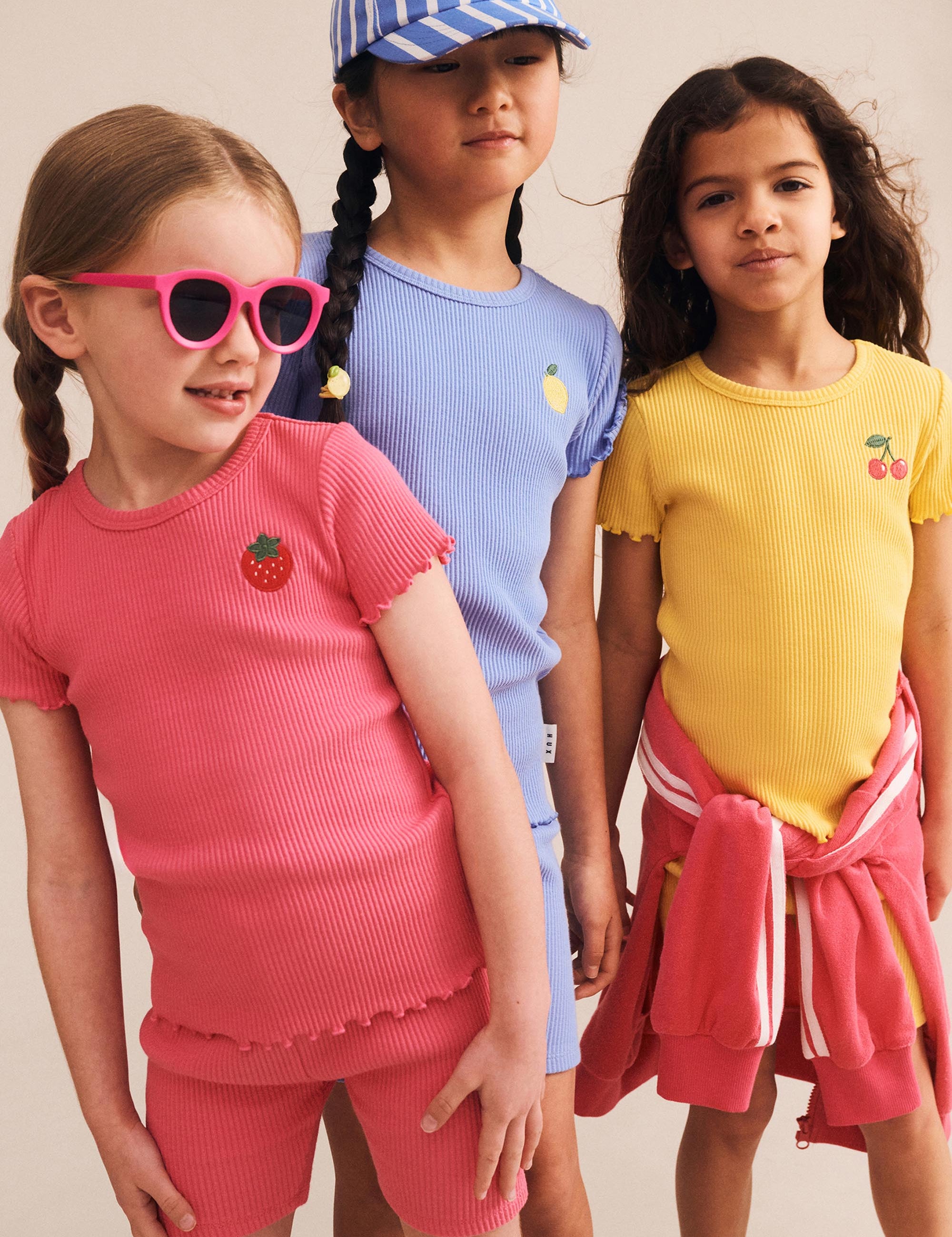 Raspberry Rib Strawberry Bike Short SHORT Huxbaby