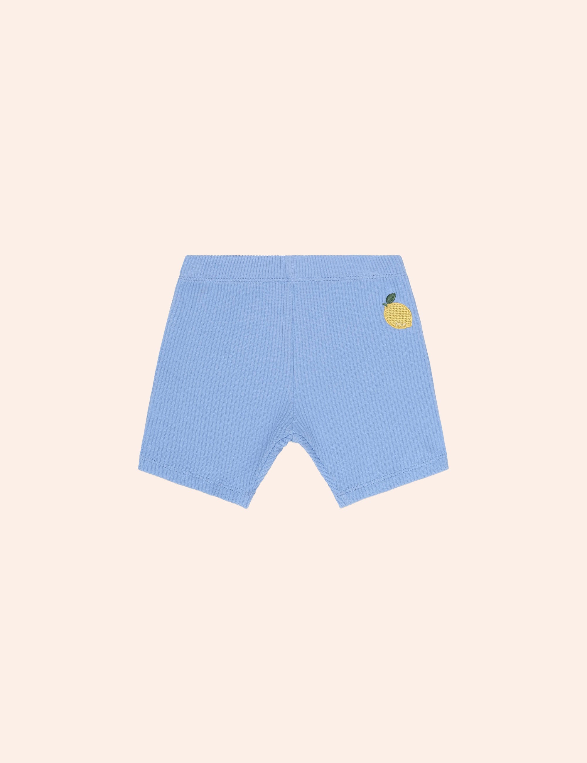 Seaside Rib Lemon Bike Short SHORT Huxbaby