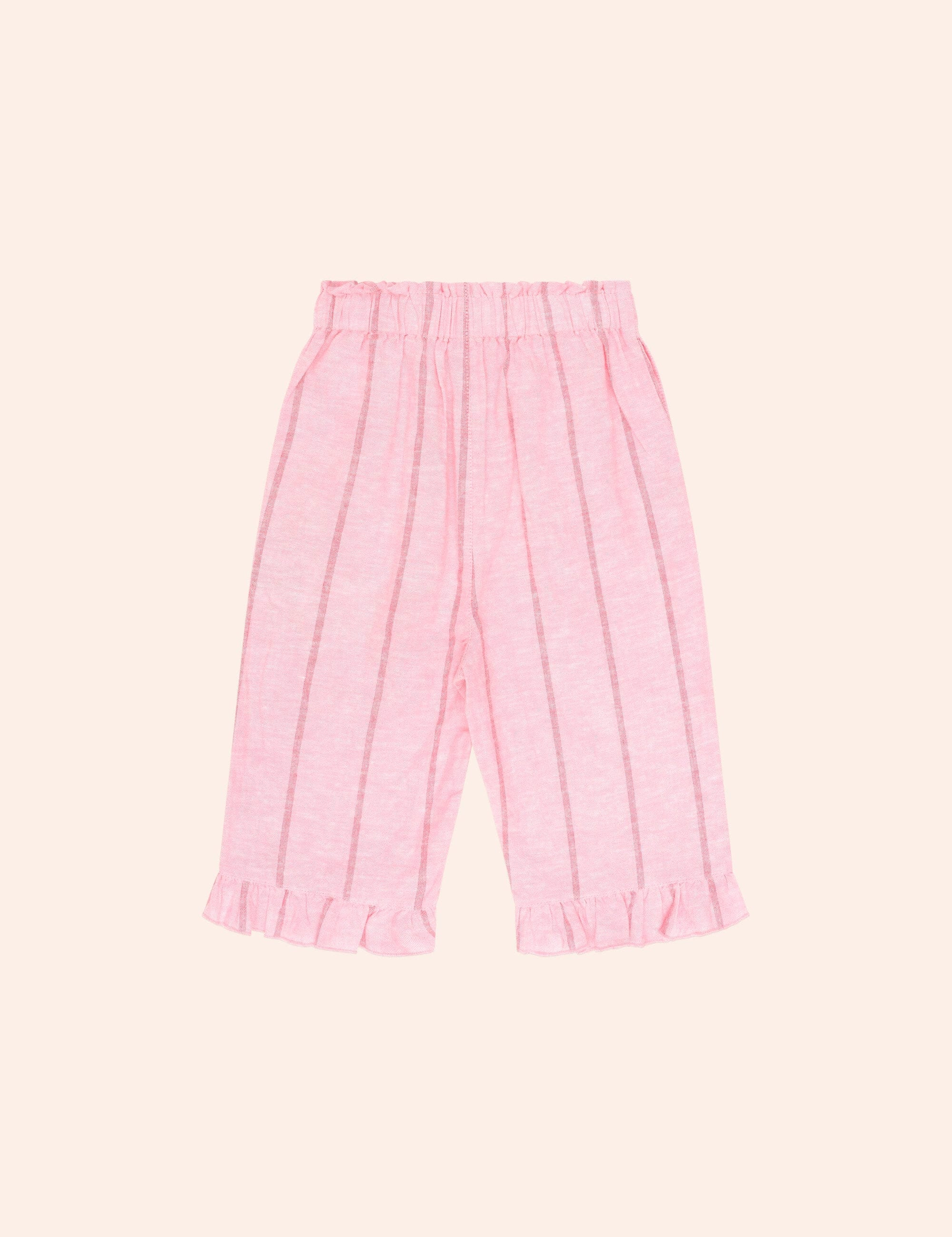 Raspberry Stripe Culotte PANT Huxbaby
