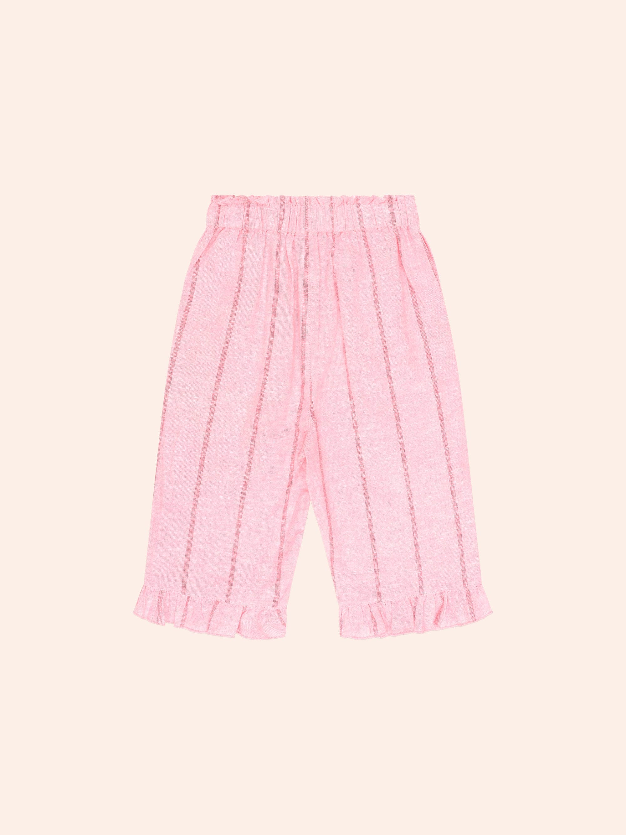 Raspberry Stripe Culotte PANT Huxbaby