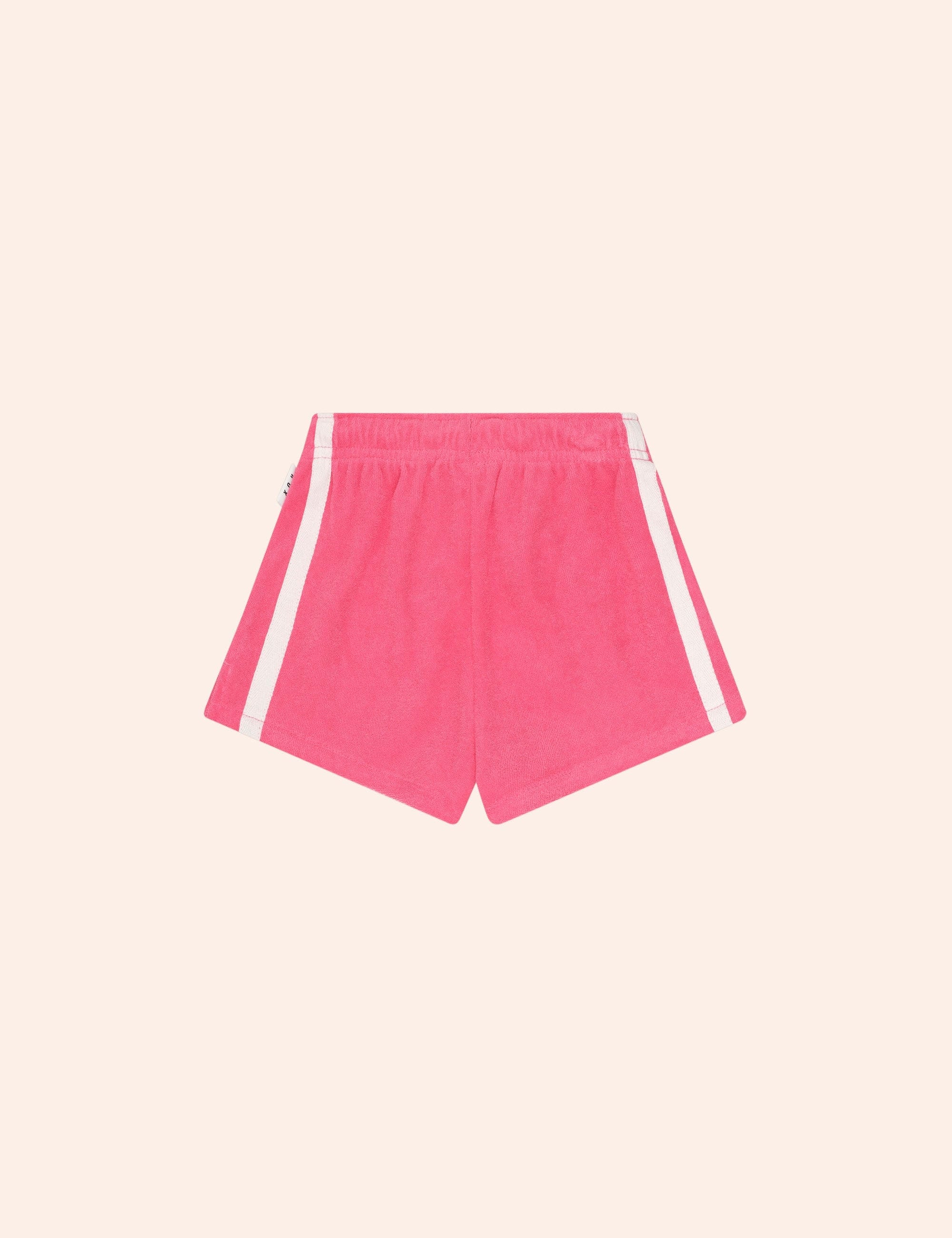 Raspberry Towelling Retro Short SHORT Huxbaby