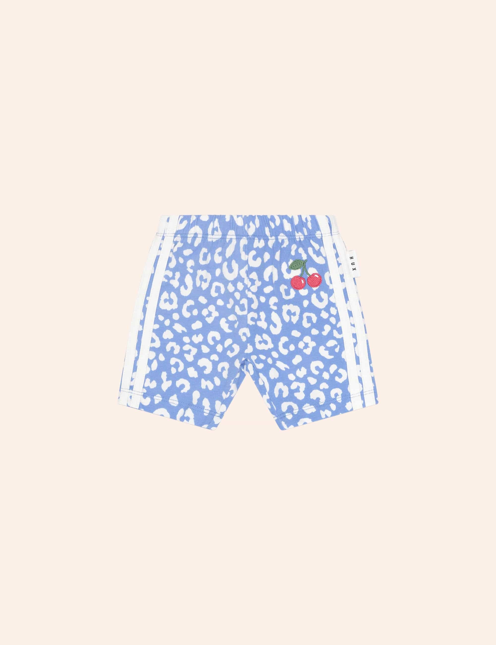 Leopard Cherry Bike Short SHORT Huxbaby