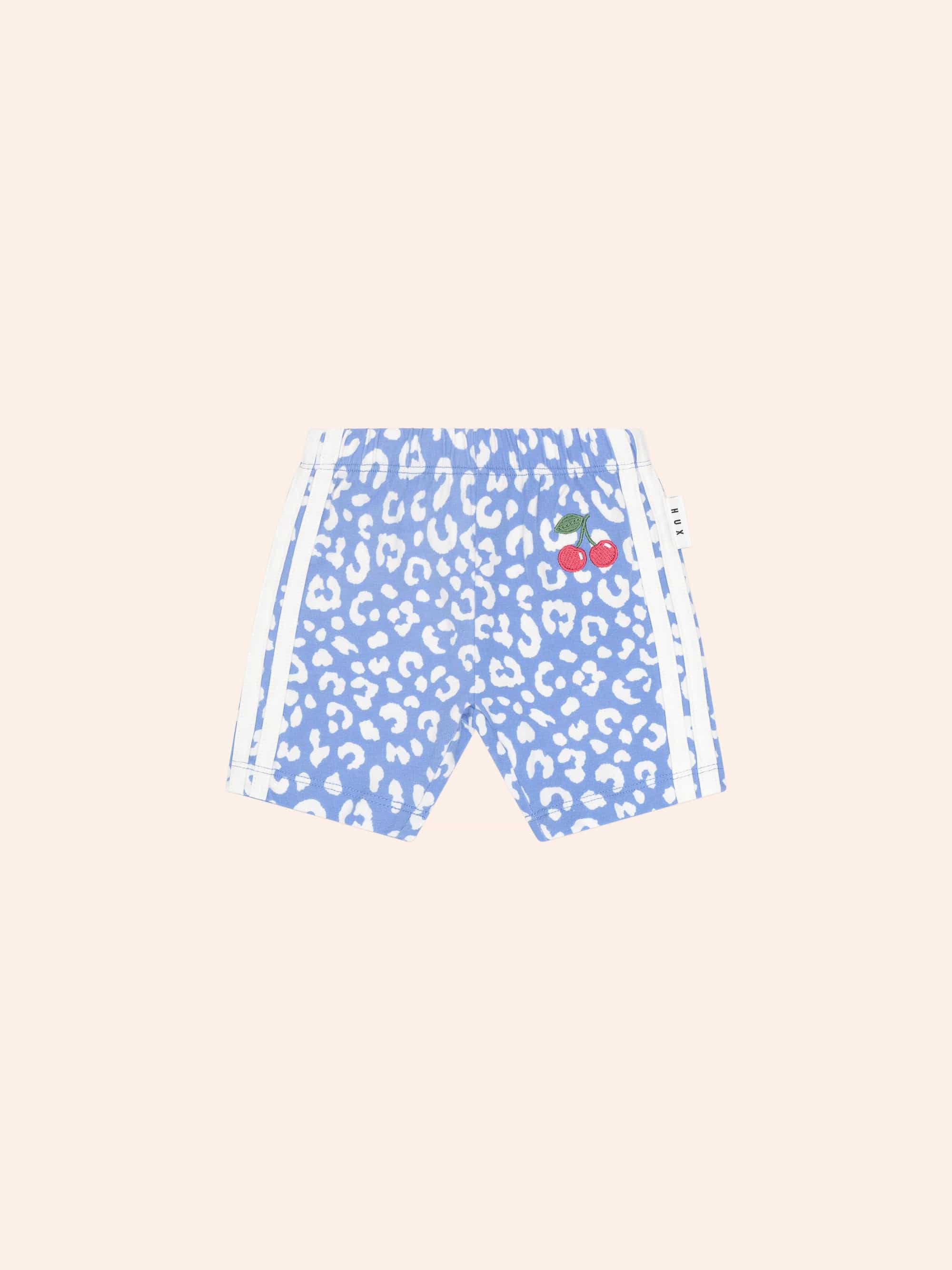 Leopard Cherry Bike Short SHORT Huxbaby