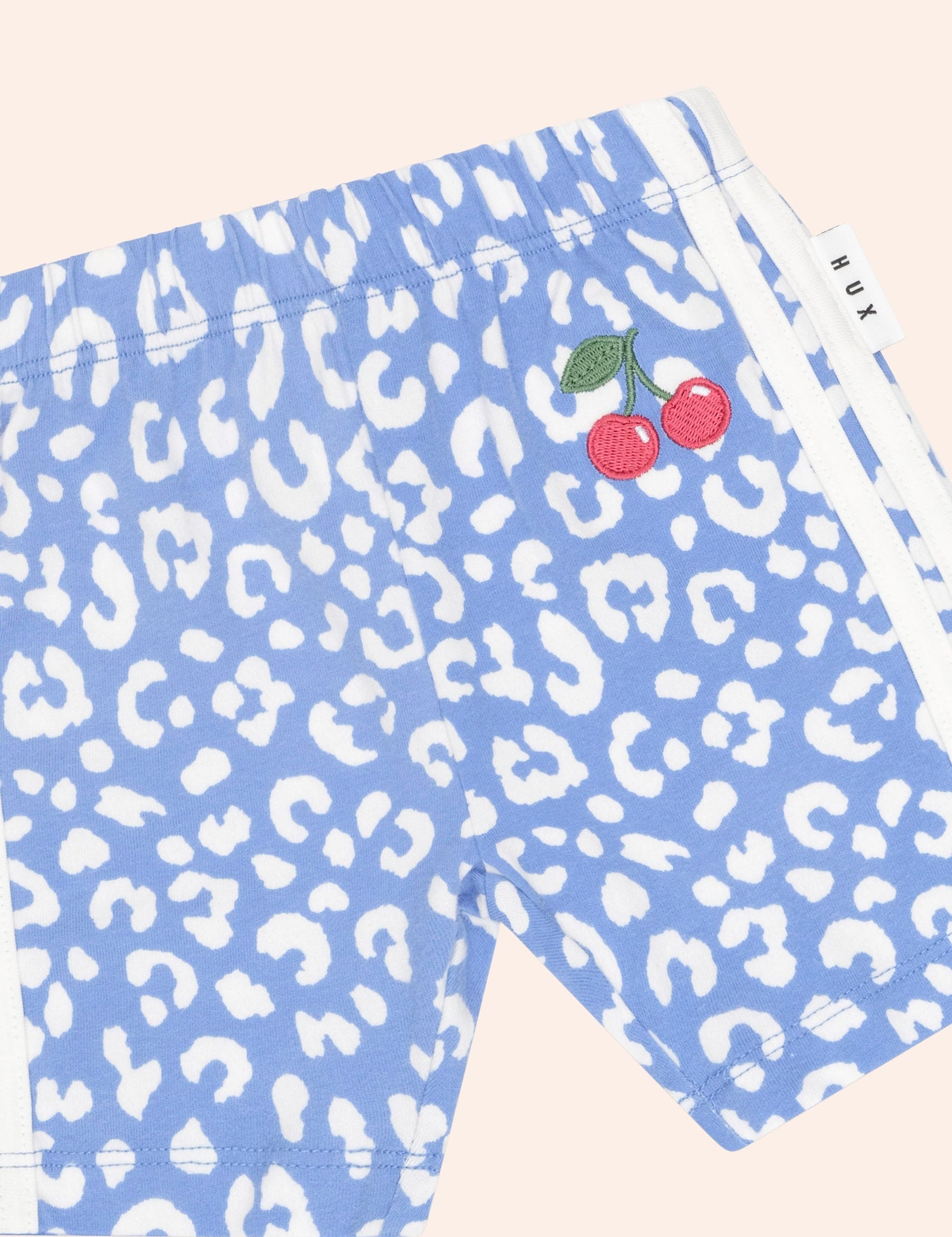 Leopard Cherry Bike Short SHORT Huxbaby