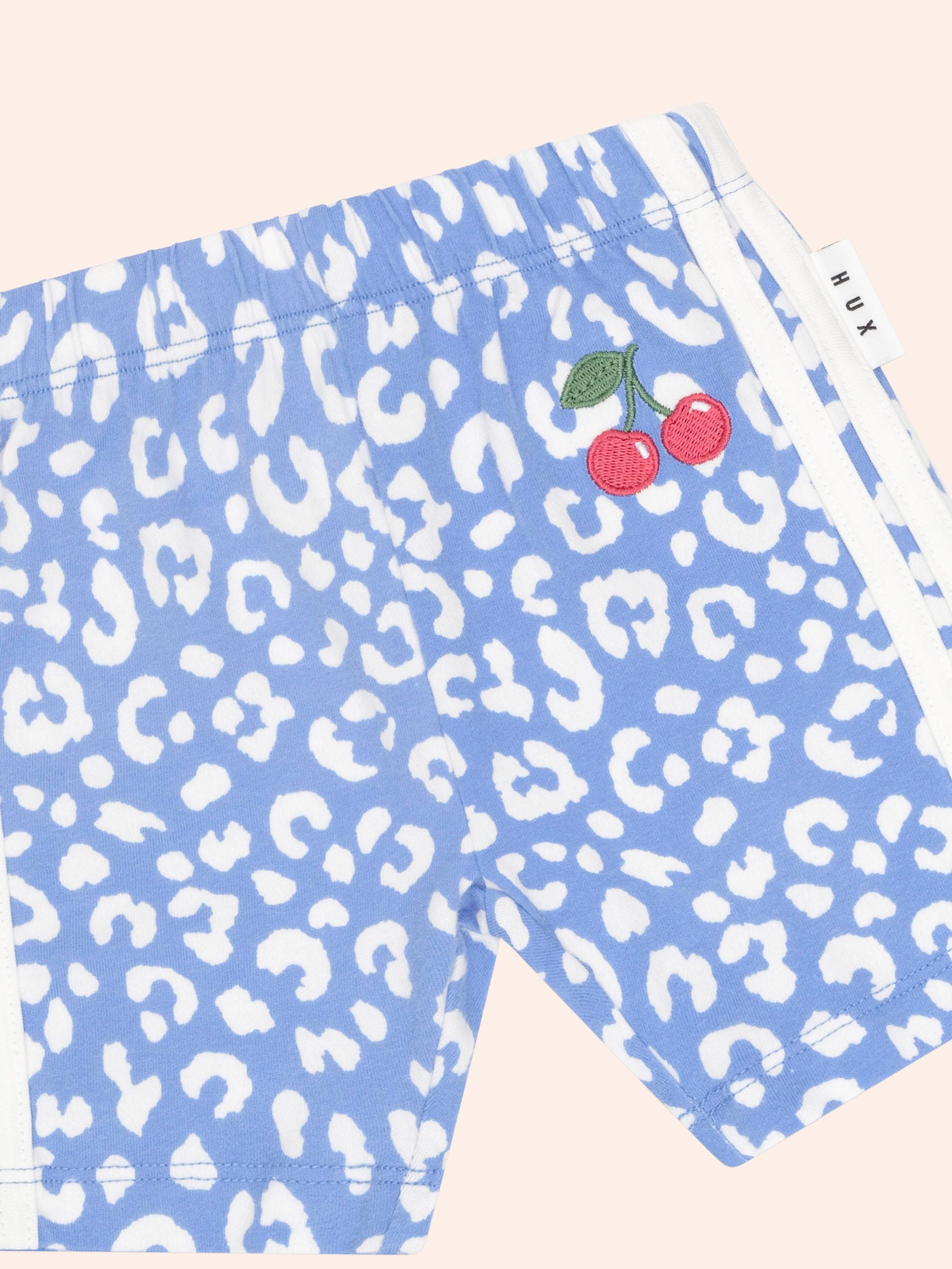 Leopard Cherry Bike Short SHORT Huxbaby