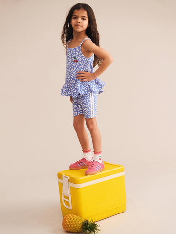 Leopard Cherry Bike Short SHORT Huxbaby