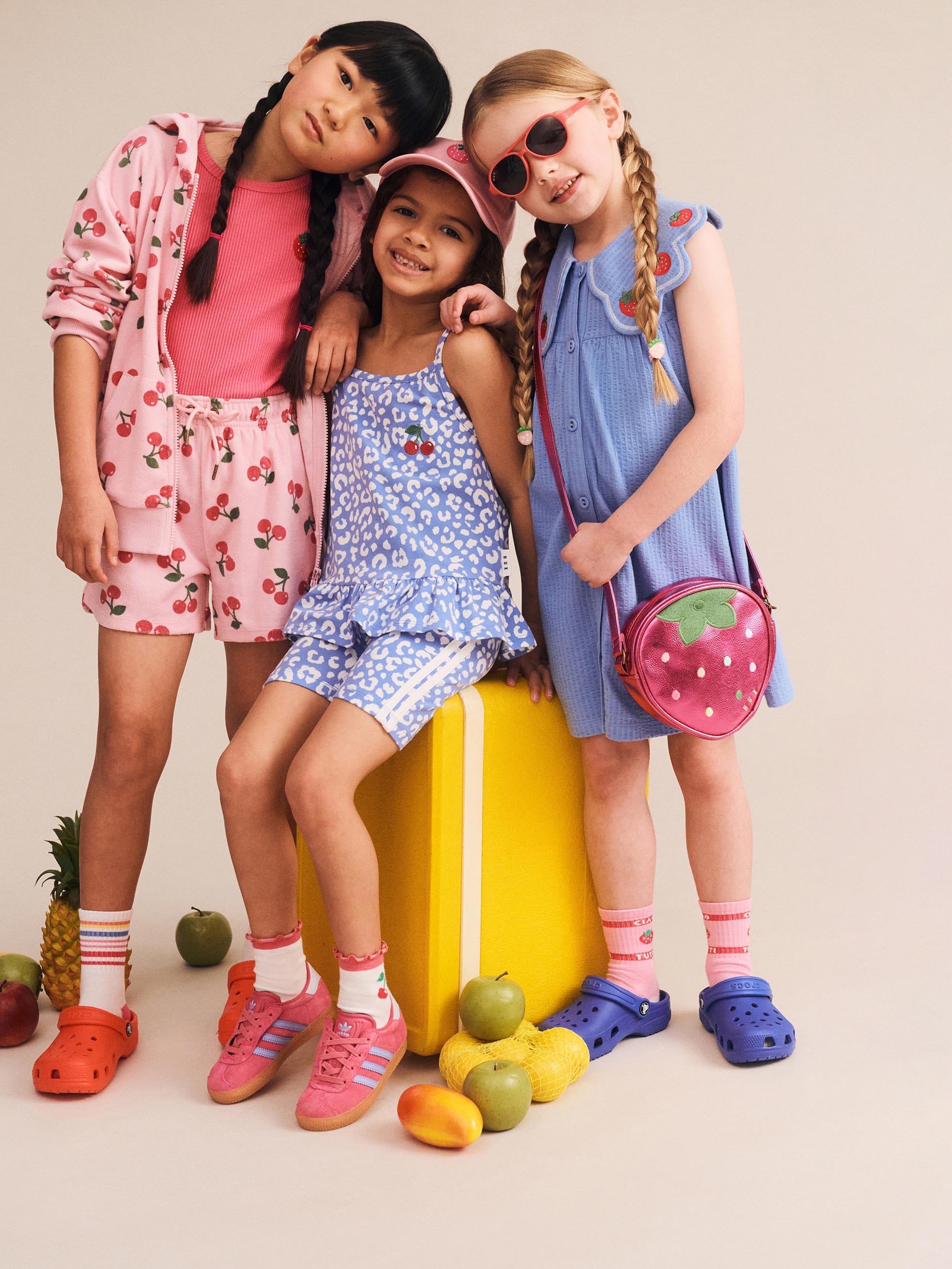 Leopard Cherry Bike Short SHORT Huxbaby