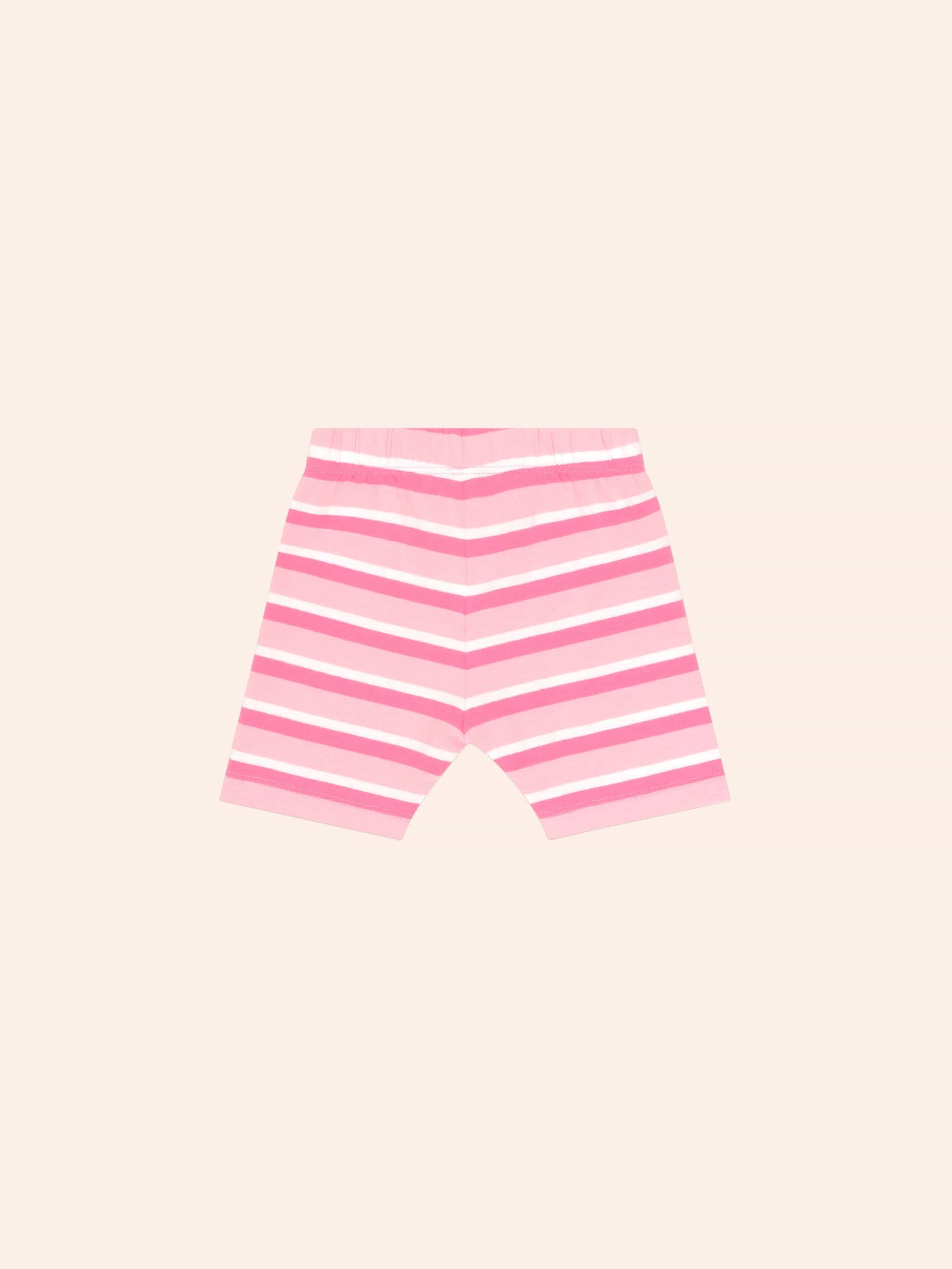 Cherry Stripe Bike Short SHORT Huxbaby